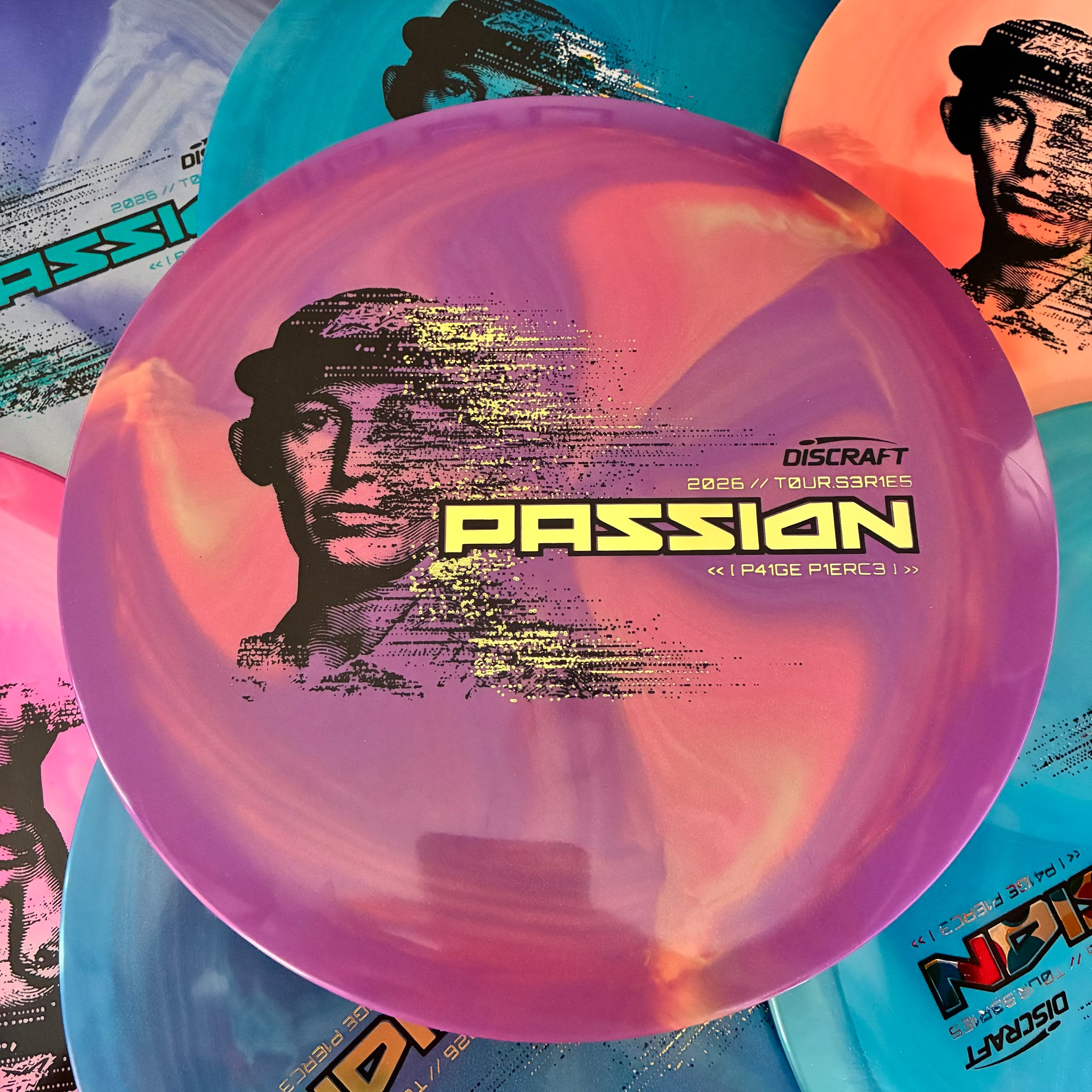 Discraft 2026 Paige Pierce Tour Series Swirl Ti/BigZ Blend Passion 8/5/-1/1