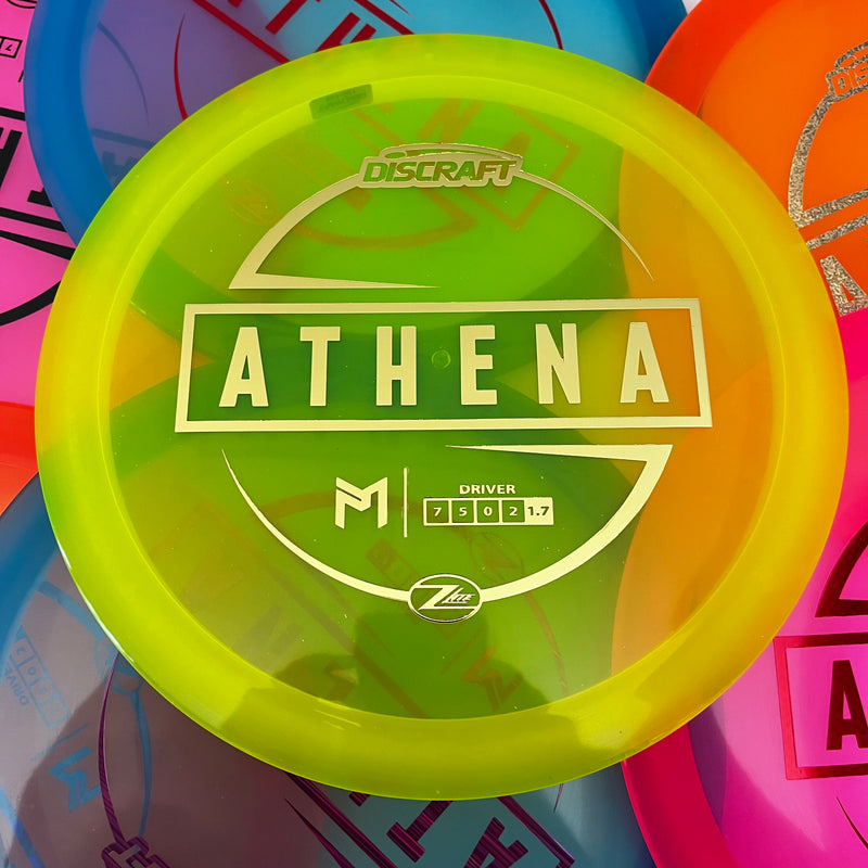 Discraft Paul McBeth Z Lite Athena 7/5/0/2