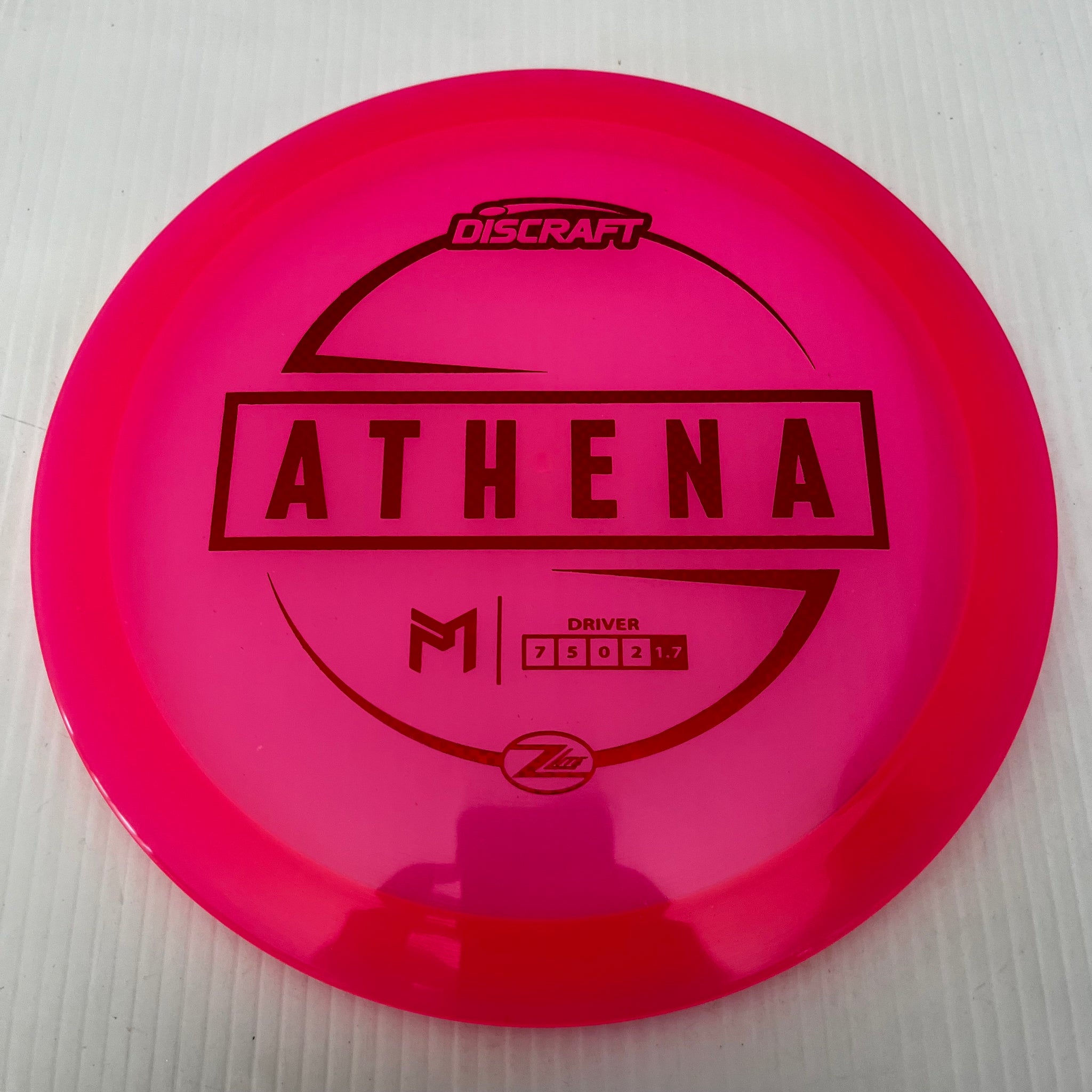 Discraft Paul McBeth Z Lite Athena 7/5/0/2