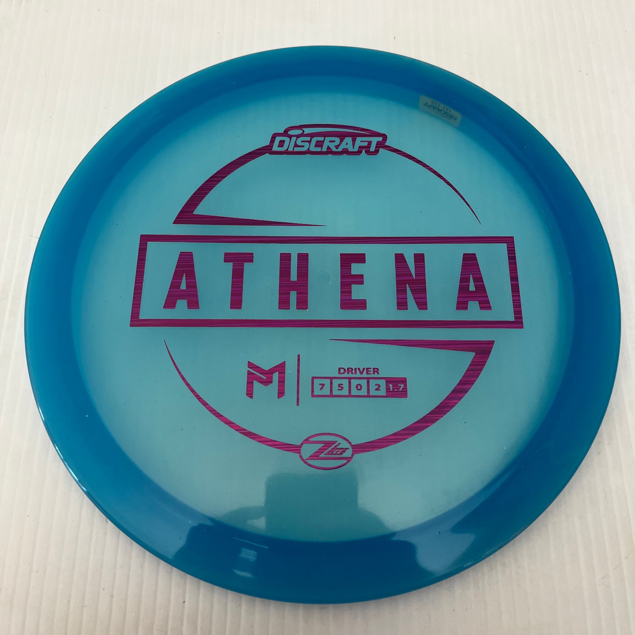 Discraft Paul McBeth Z Lite Athena 7/5/0/2