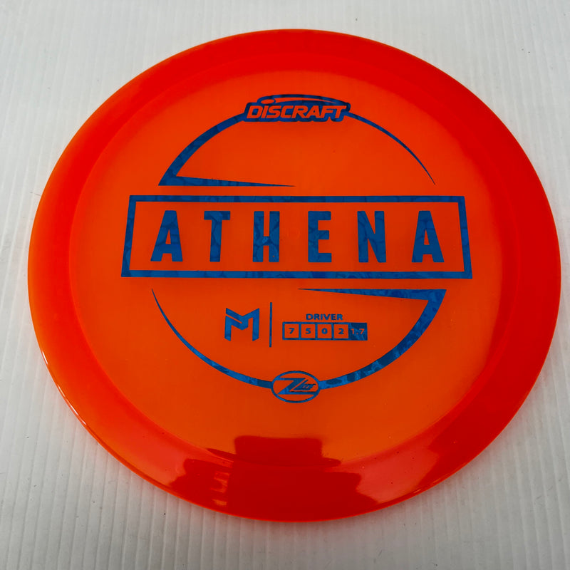 Discraft Paul McBeth Z Lite Athena 7/5/0/2