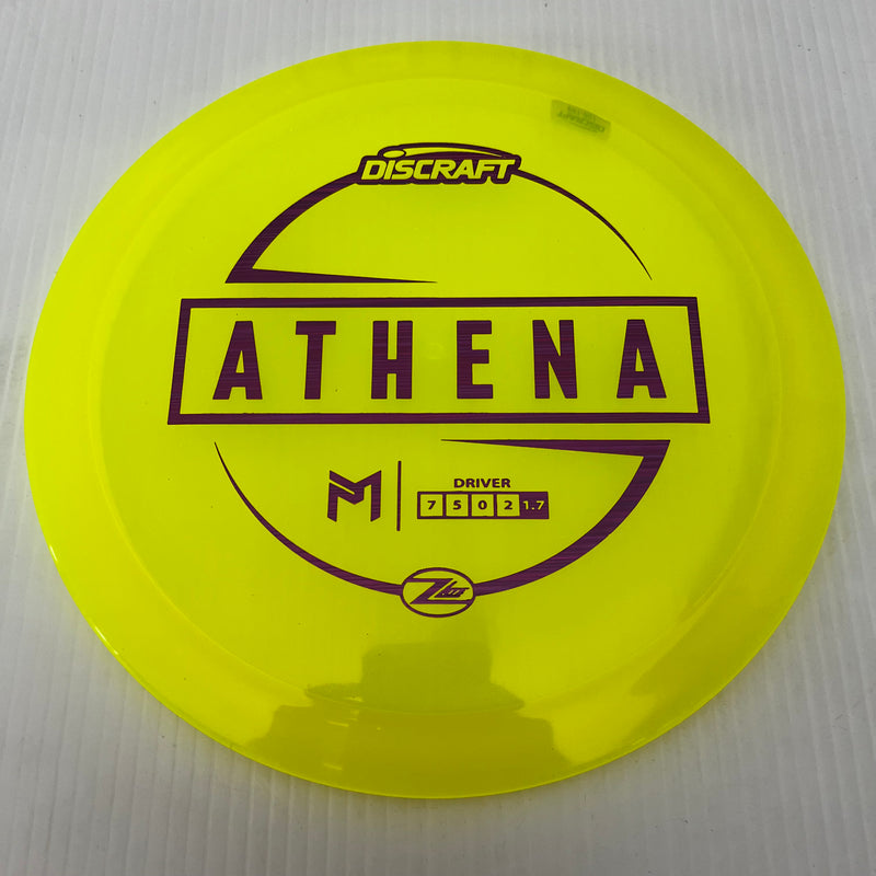 Discraft Paul McBeth Z Lite Athena 7/5/0/2