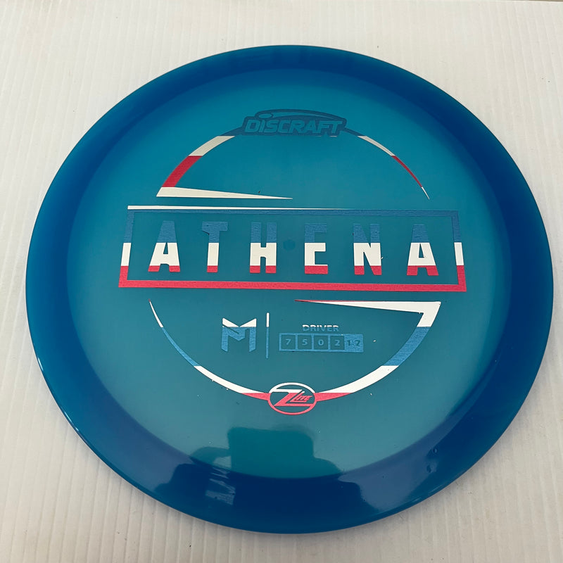 Discraft Paul McBeth Z Lite Athena 7/5/0/2