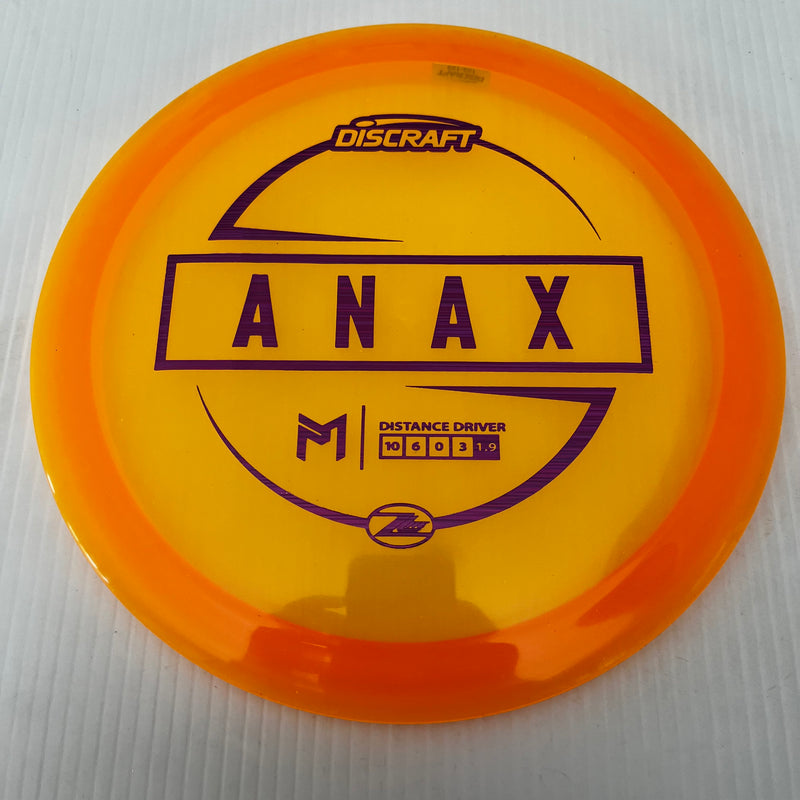 Discraft Paul McBeth Z Lite Anax 10/6/0/3