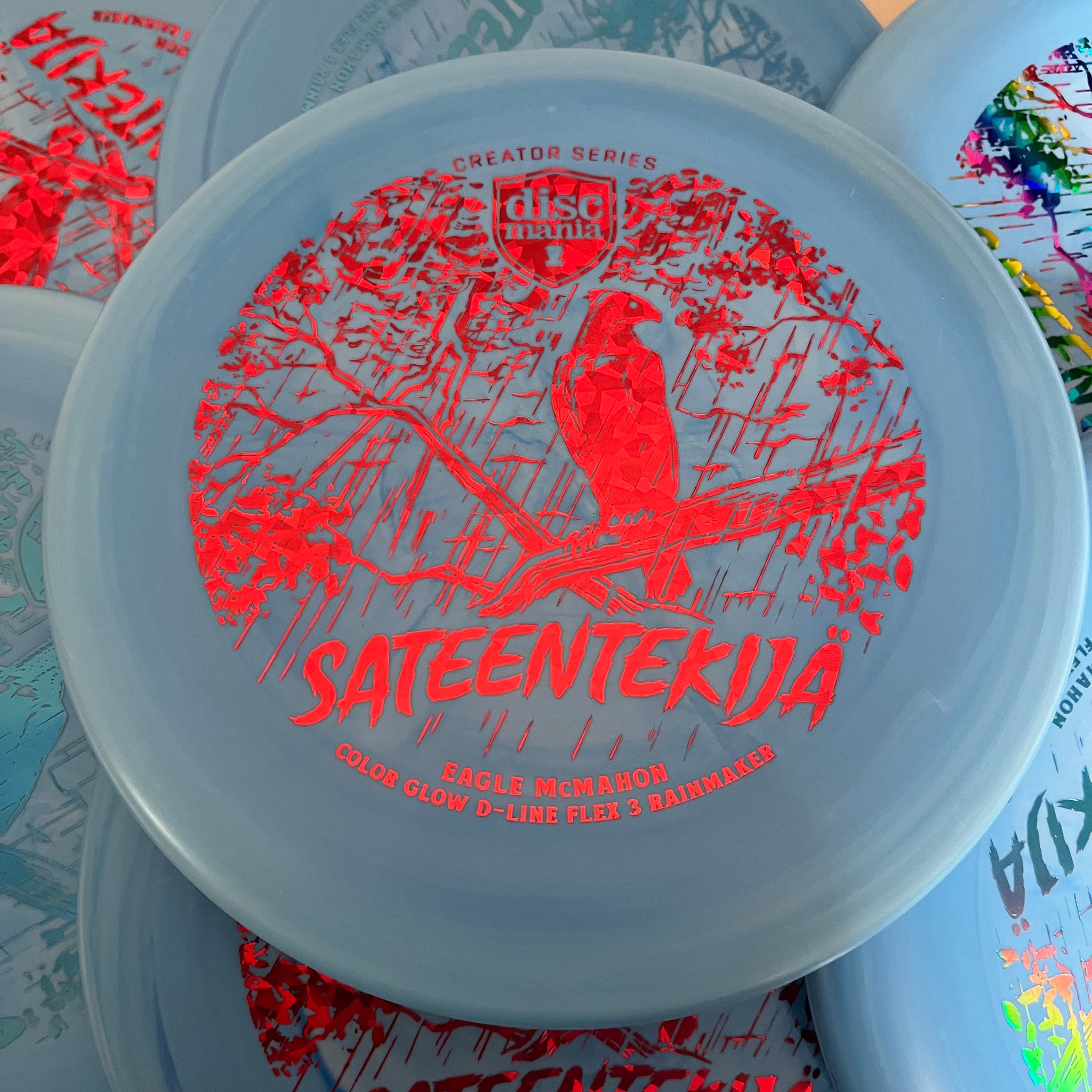 Discmania 2023 Eagle McMahon Creator Series Flex 3 Color Glow D-Line "Sateentekija" Rainmaker 2/3/0/0.5