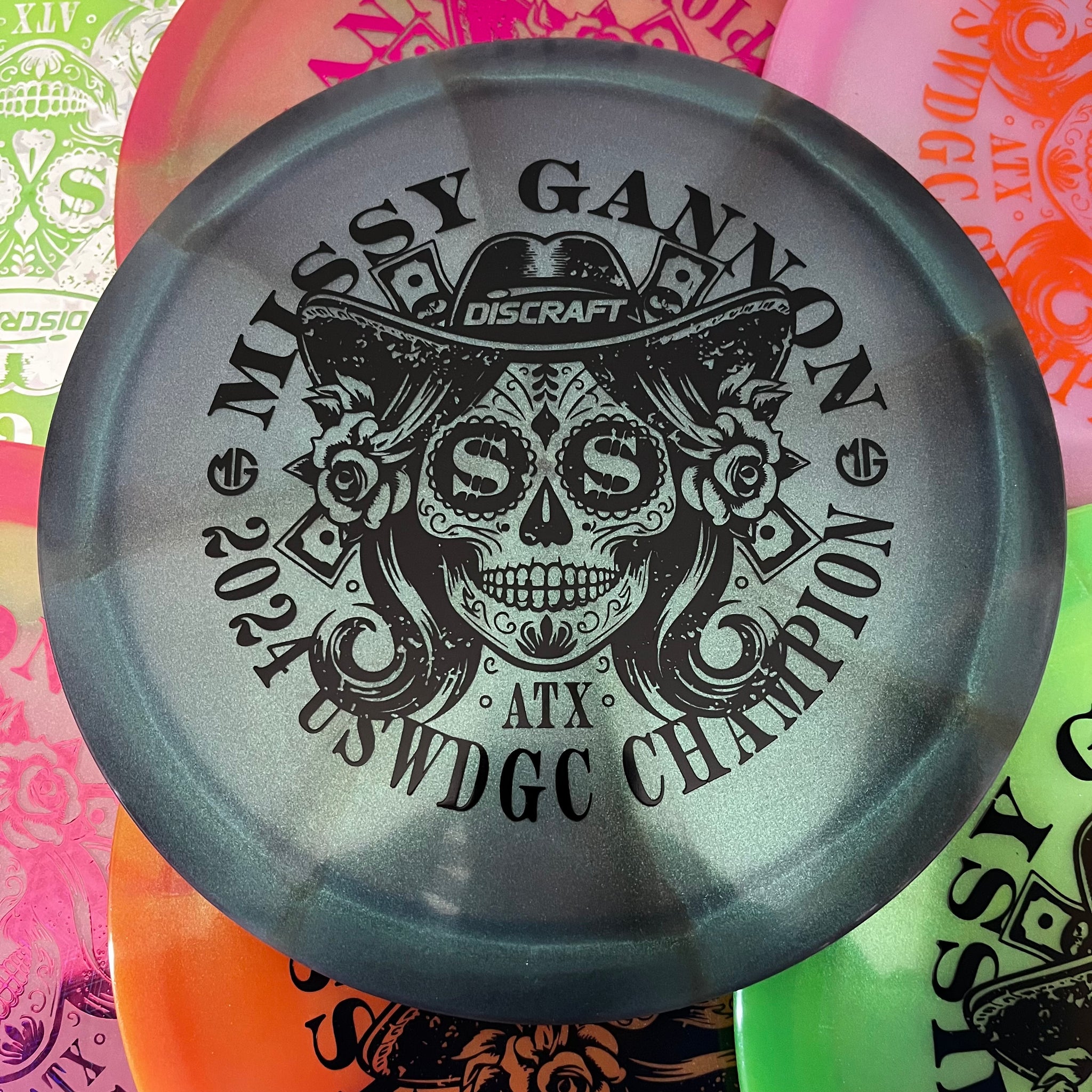 Discraft 2024 Missy Gannon USWDGC Champion Swirly Z Undertaker 9/5/-1/2