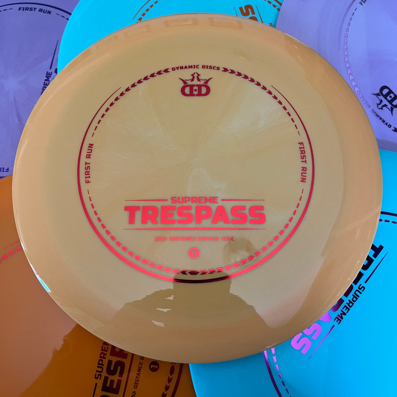 Dynamic Discs First Run Supreme Trespass 12/5/-0.5/3