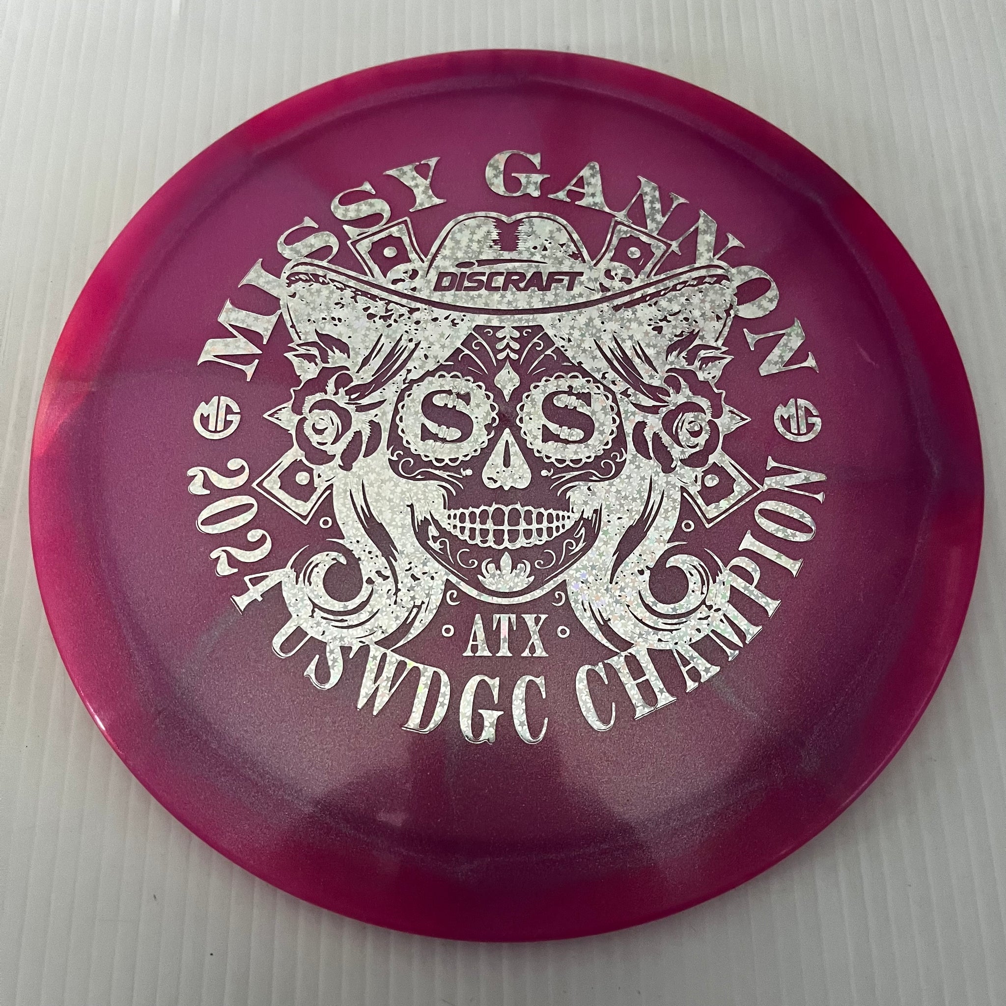 Discraft 2024 Missy Gannon USWDGC Champion Swirly Z Undertaker 9/5/-1/2