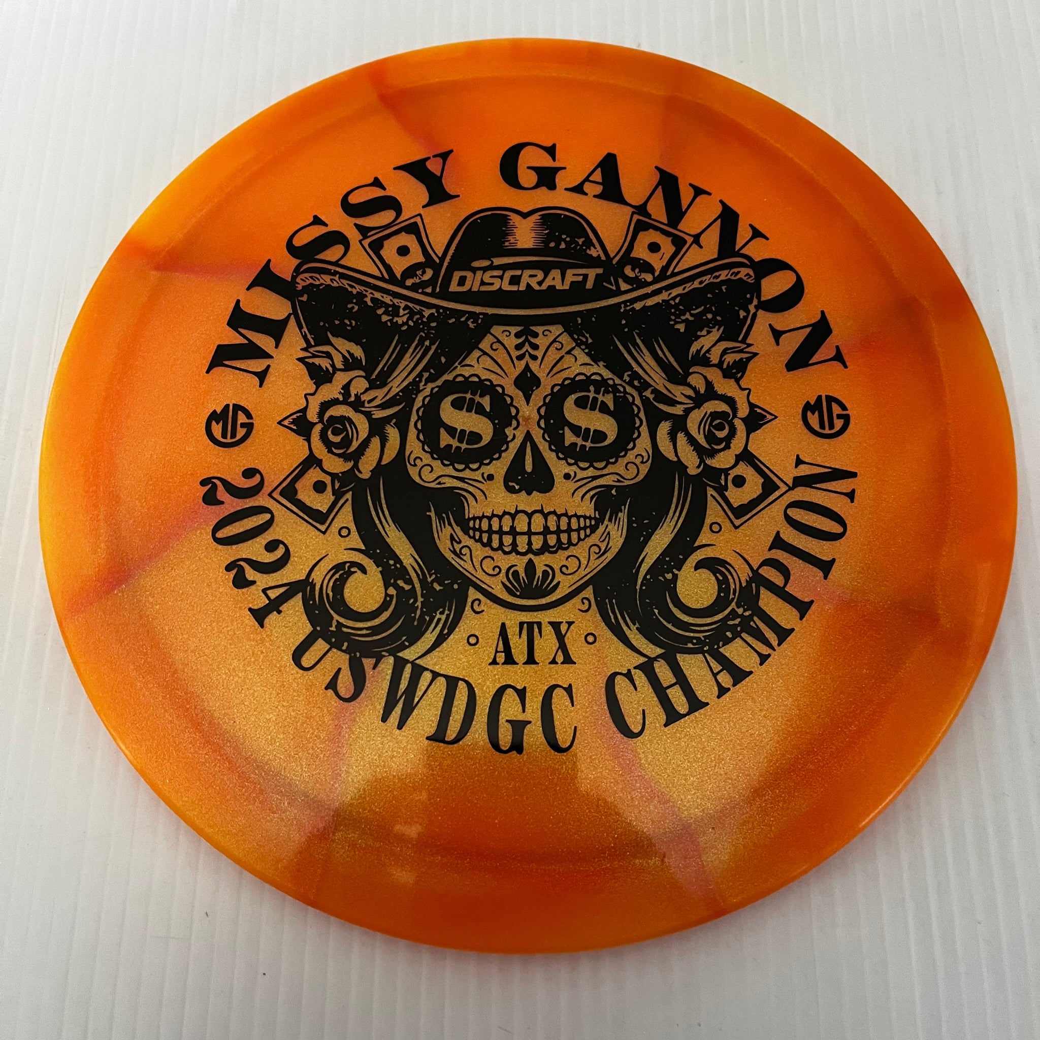 Discraft 2024 Missy Gannon USWDGC Champion Swirly Z Undertaker 9/5/-1/2
