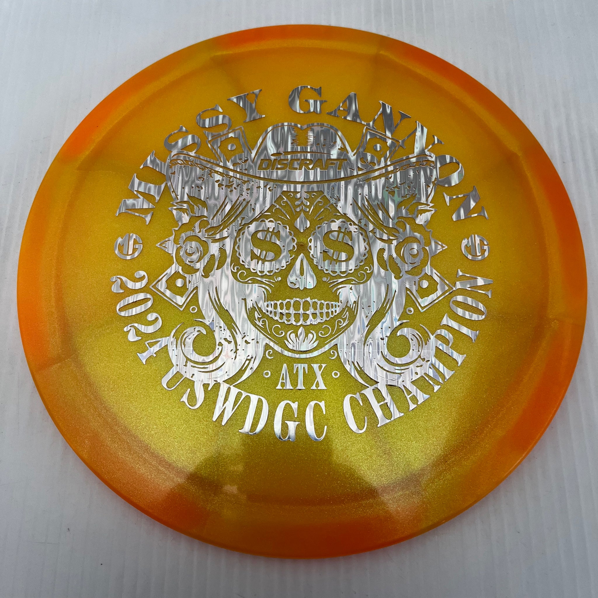 Discraft 2024 Missy Gannon USWDGC Champion Swirly Z Undertaker 9/5/-1/2