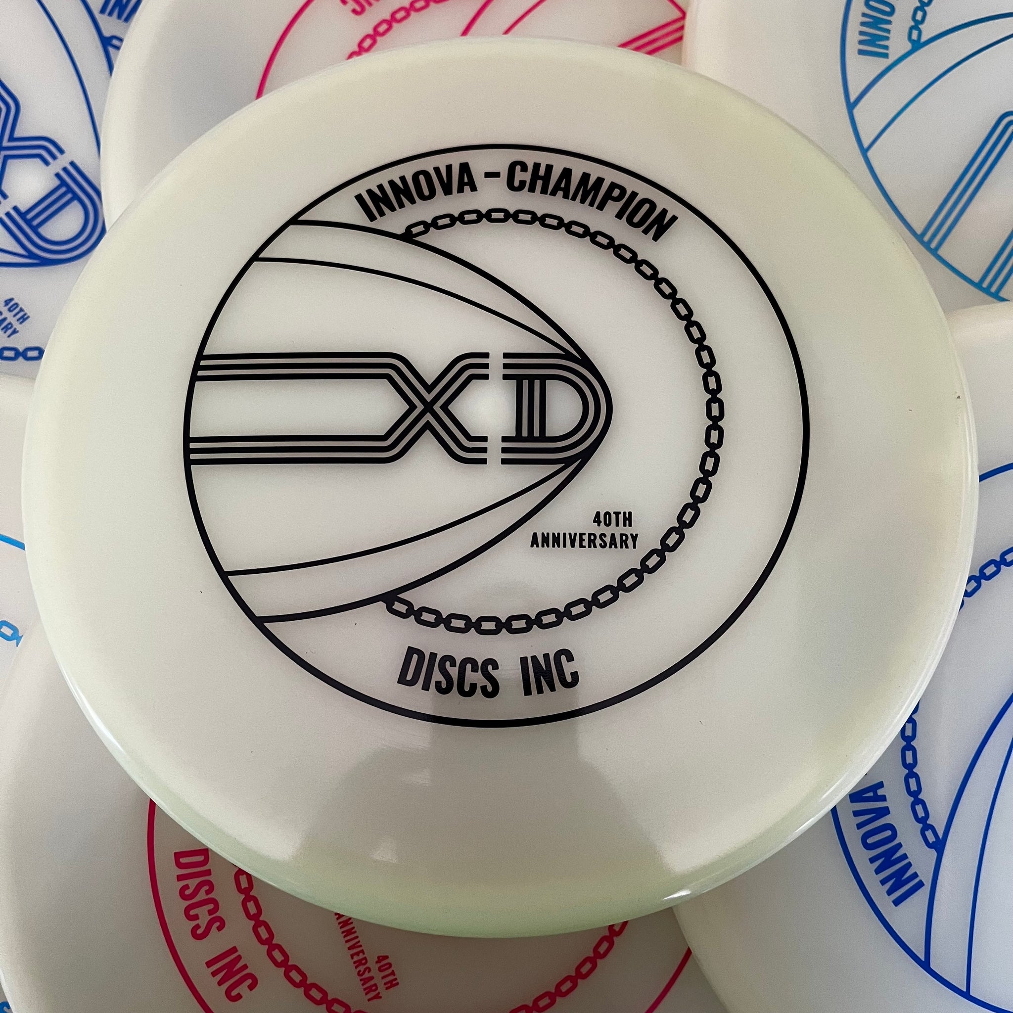 Innova 40th Anniversary Prototype Glow Champion XD 3/4/-1/1