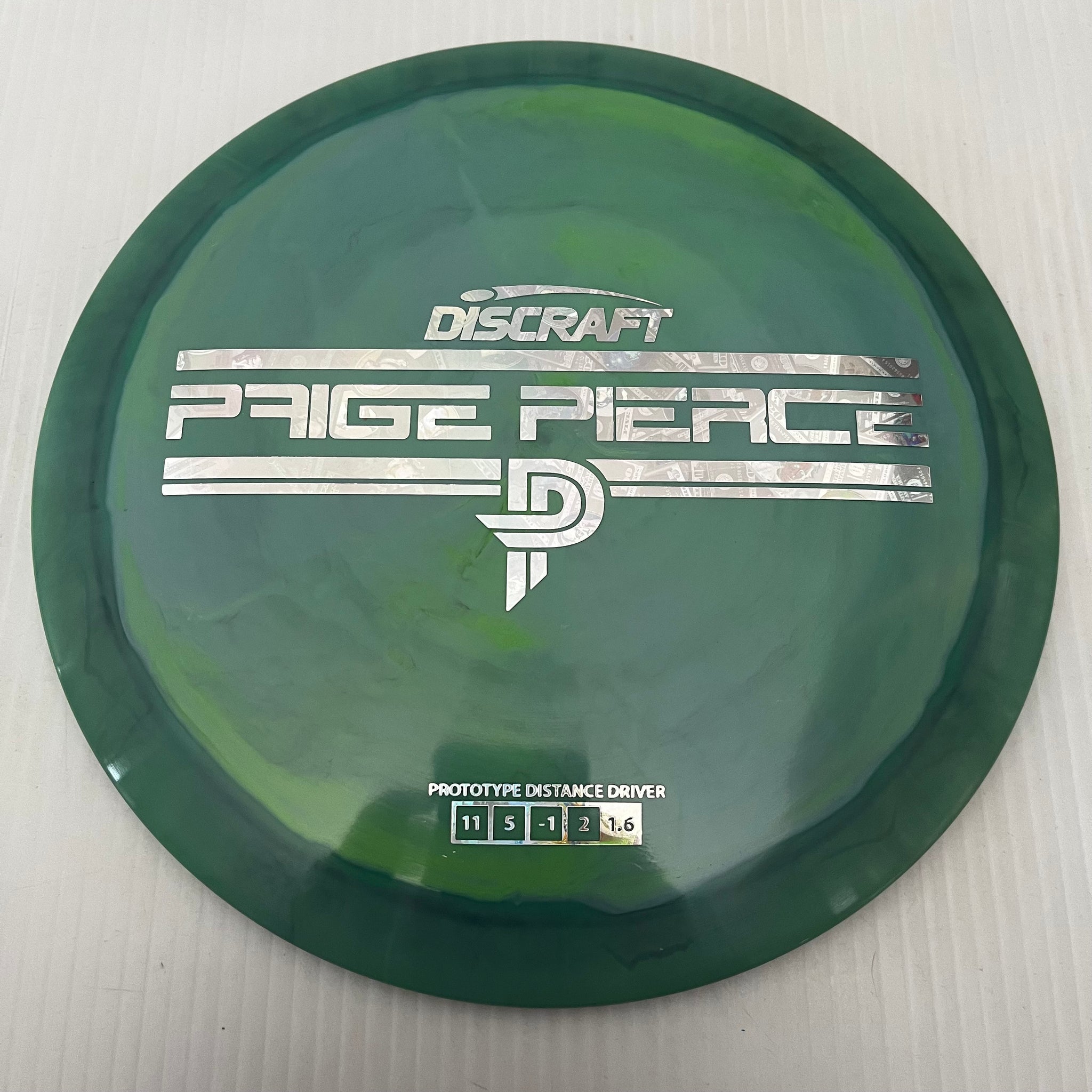 Discraft Paige Pierce Prototype ESP Drive 11/5/-1/2