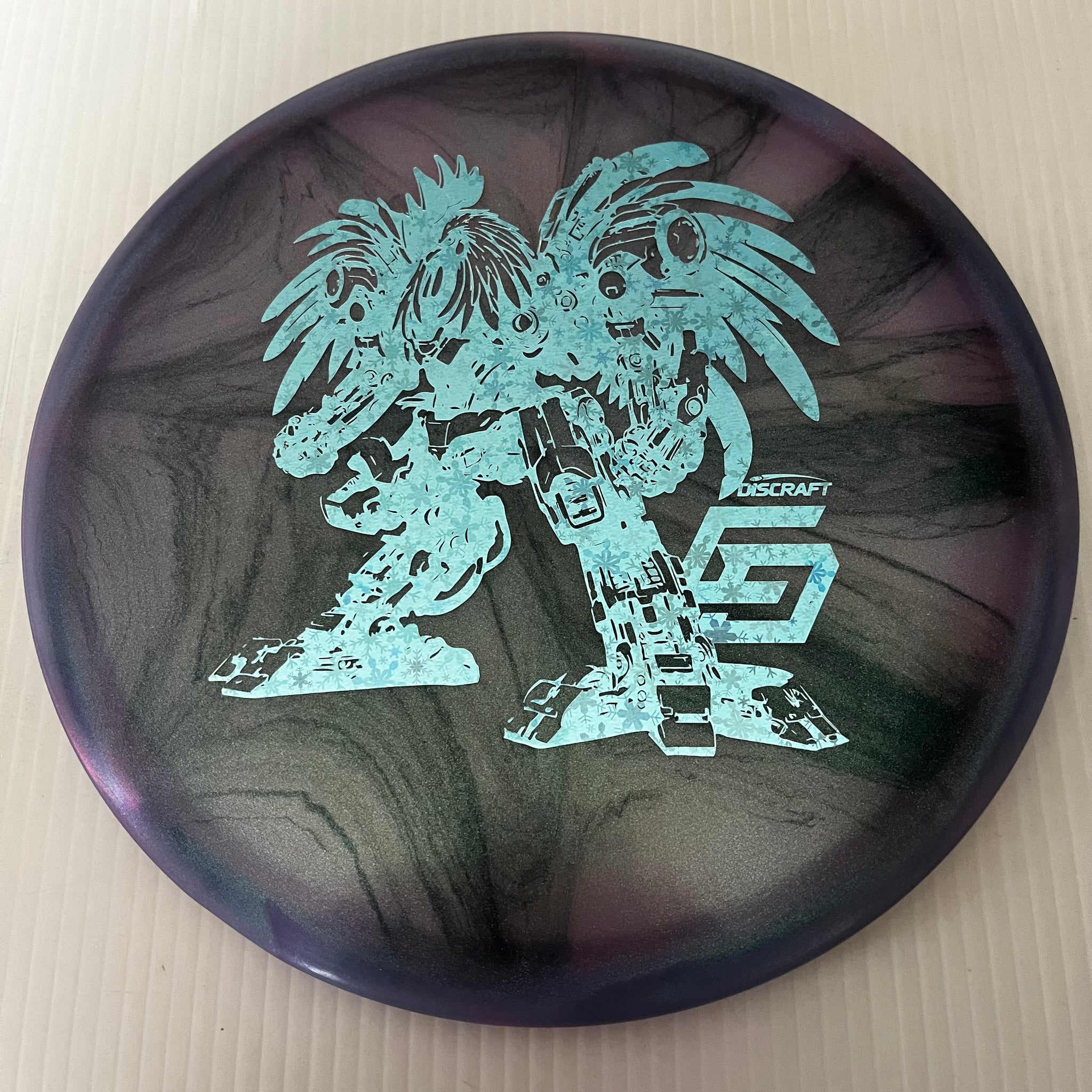 Discraft 2024 Chris Dickerson Robot Chicken Swirl Z Buzzz 5/4/-1/1