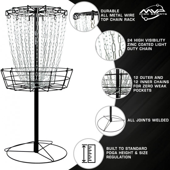 MVP Black Hole Practice Basket