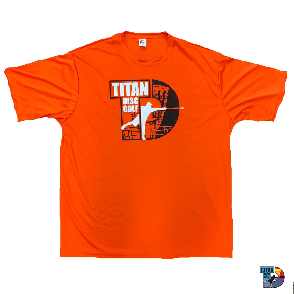 Titan Disc Golf Basket Stamp Dri Fit Shirt
