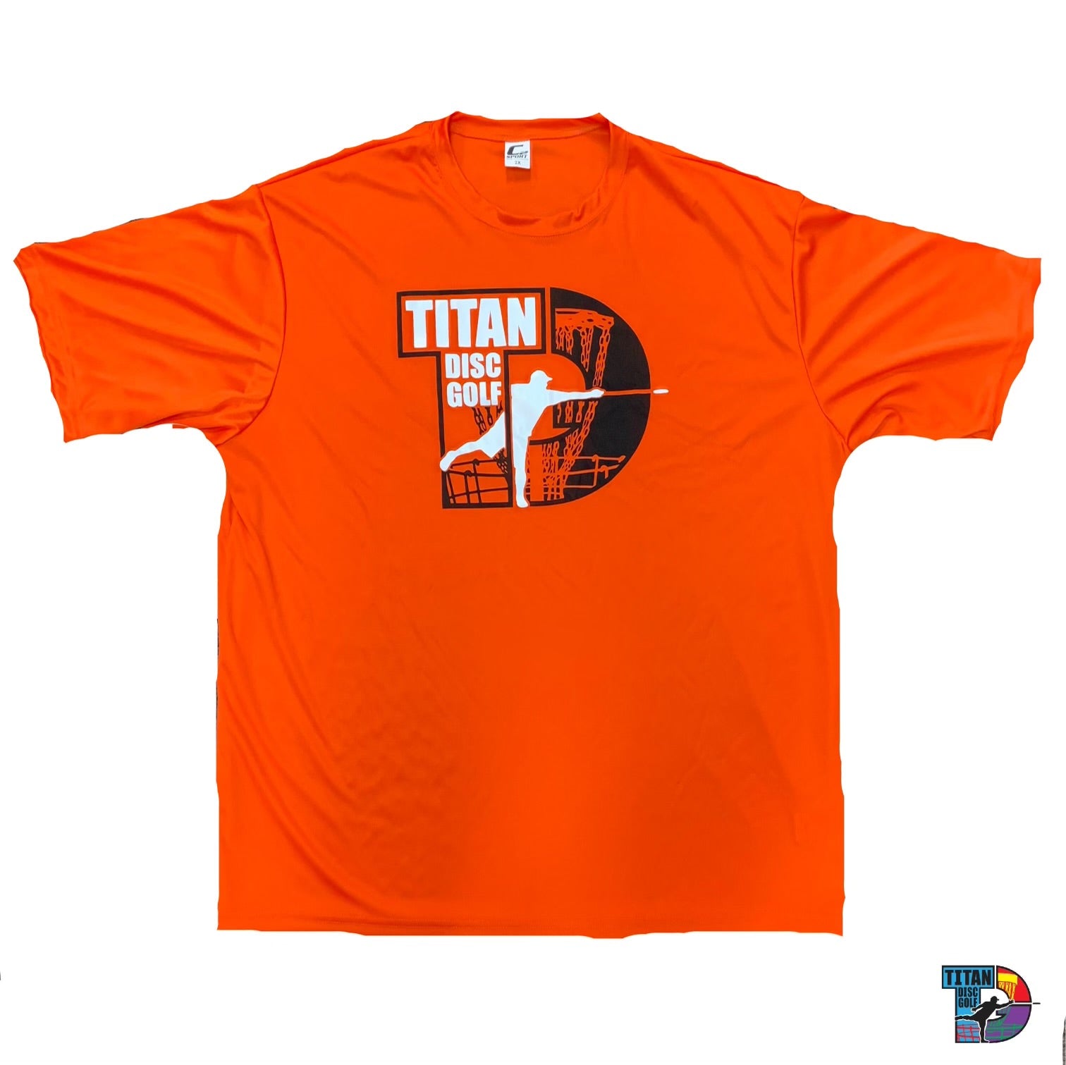 Titan Disc Golf Basket Stamp Dri Fit Shirt