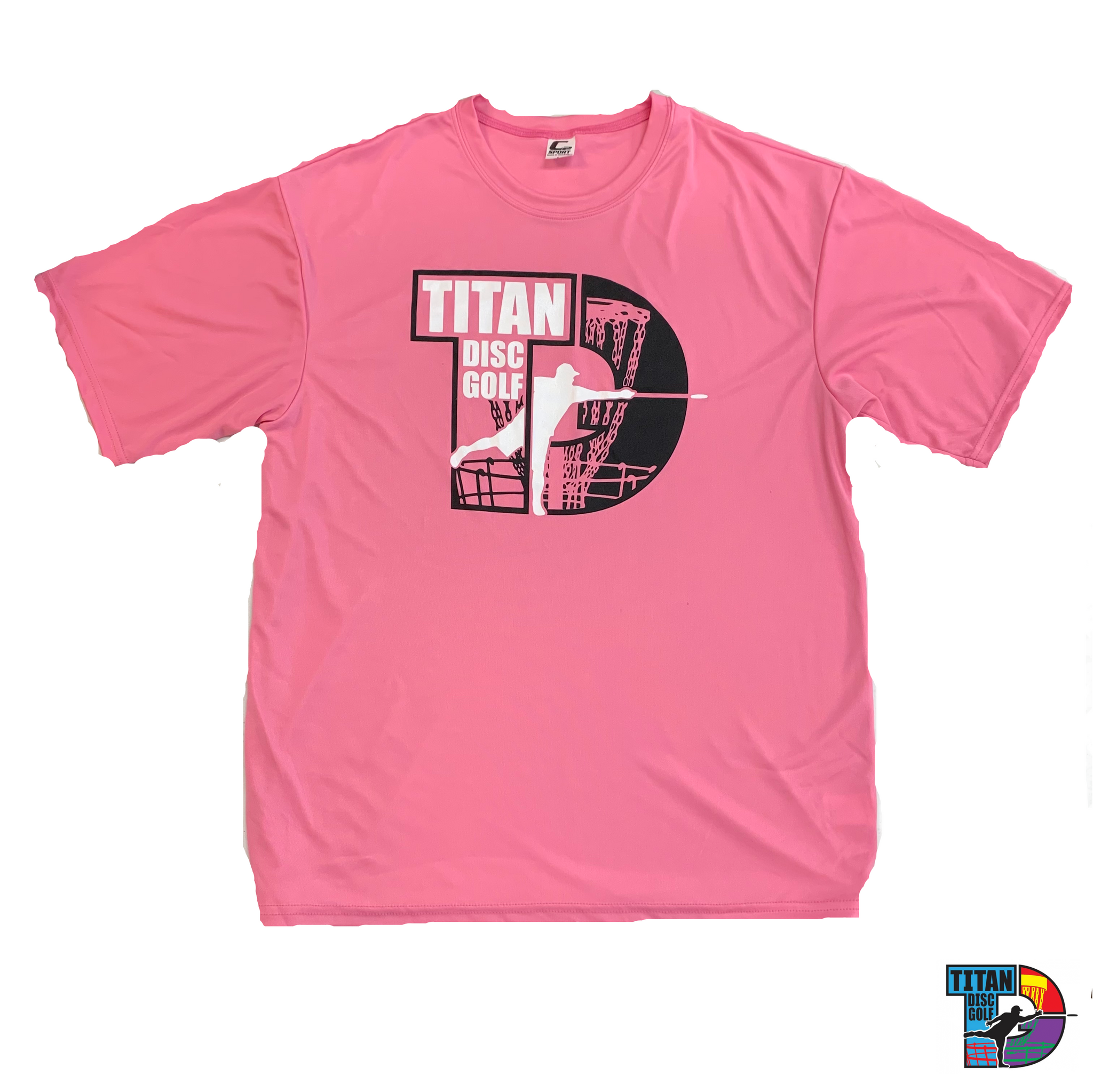Titan Disc Golf Basket Stamp Dri Fit Shirt