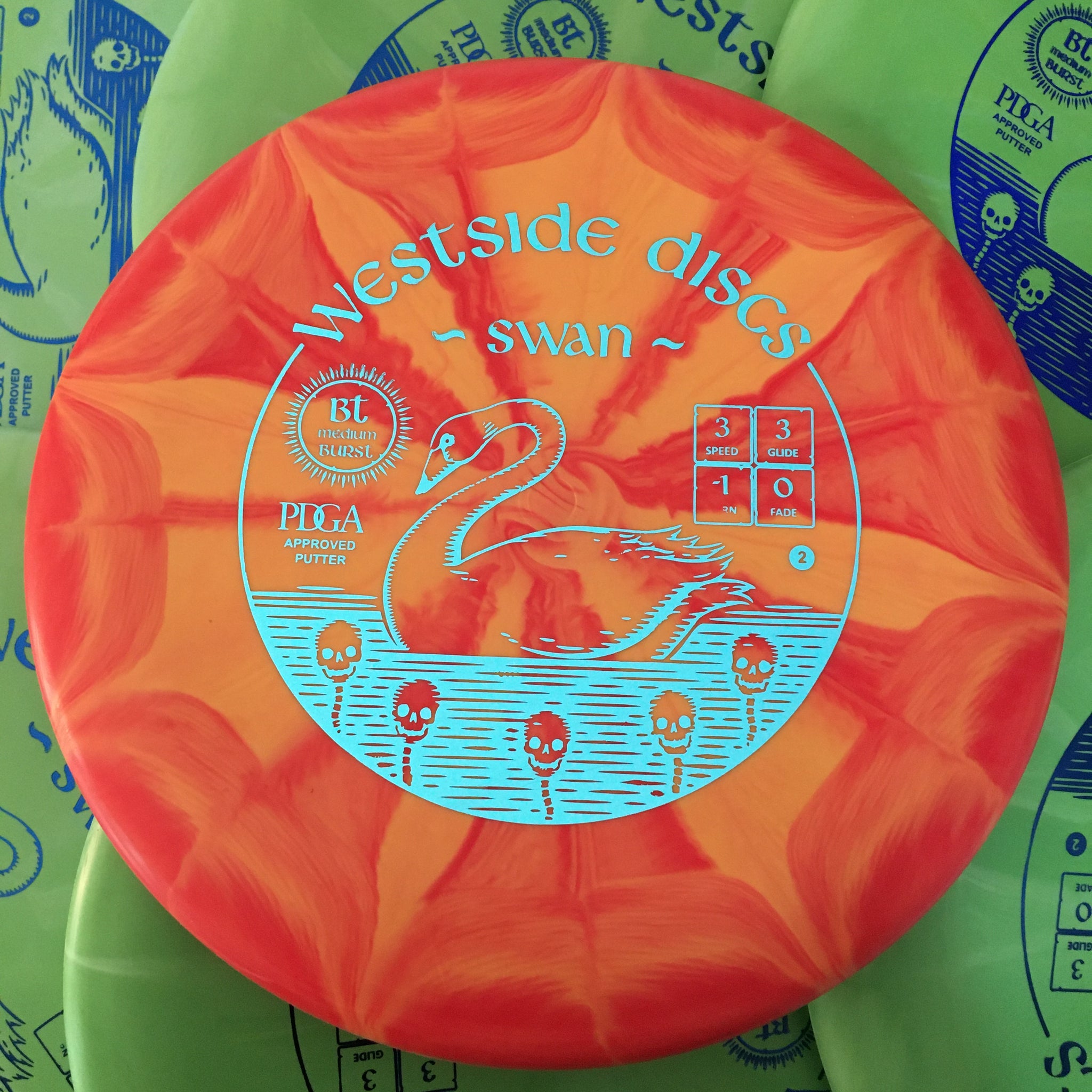 Westside Discs BT Medium Burst Swan 2 3/3/-1/0