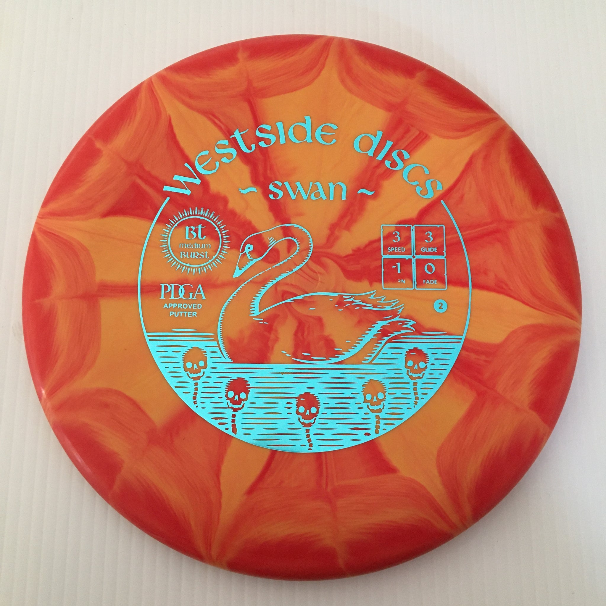 Westside Discs BT Medium Burst Swan 2 3/3/-1/0