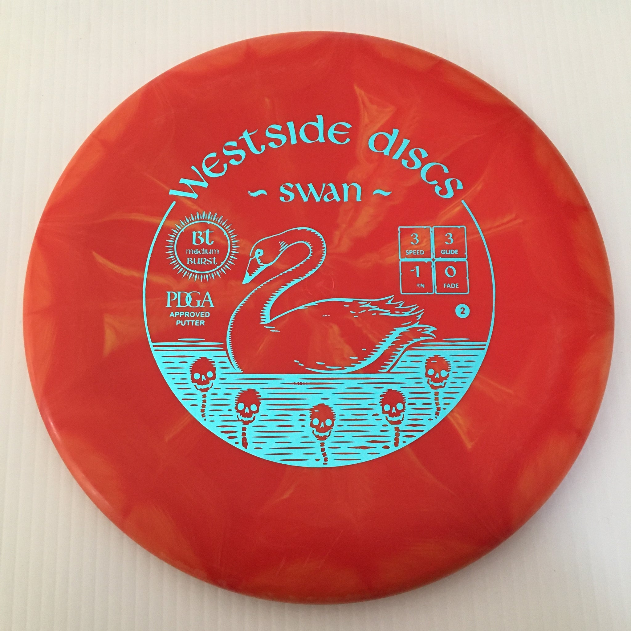 Westside Discs BT Medium Burst Swan 2 3/3/-1/0