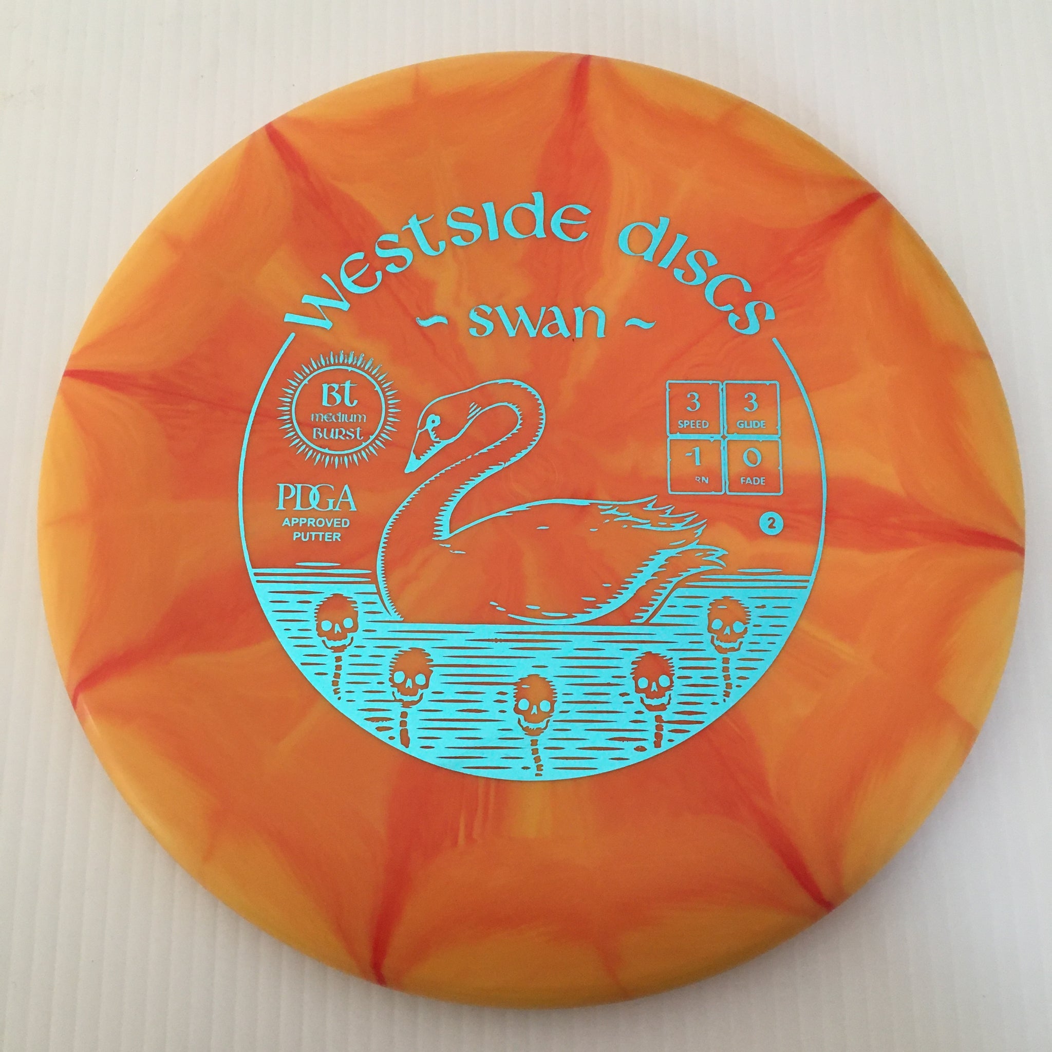Westside Discs BT Medium Burst Swan 2 3/3/-1/0