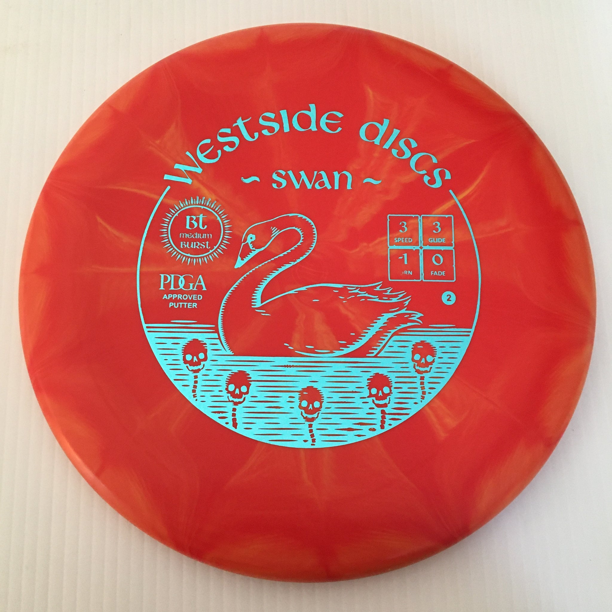 Westside Discs BT Medium Burst Swan 2 3/3/-1/0