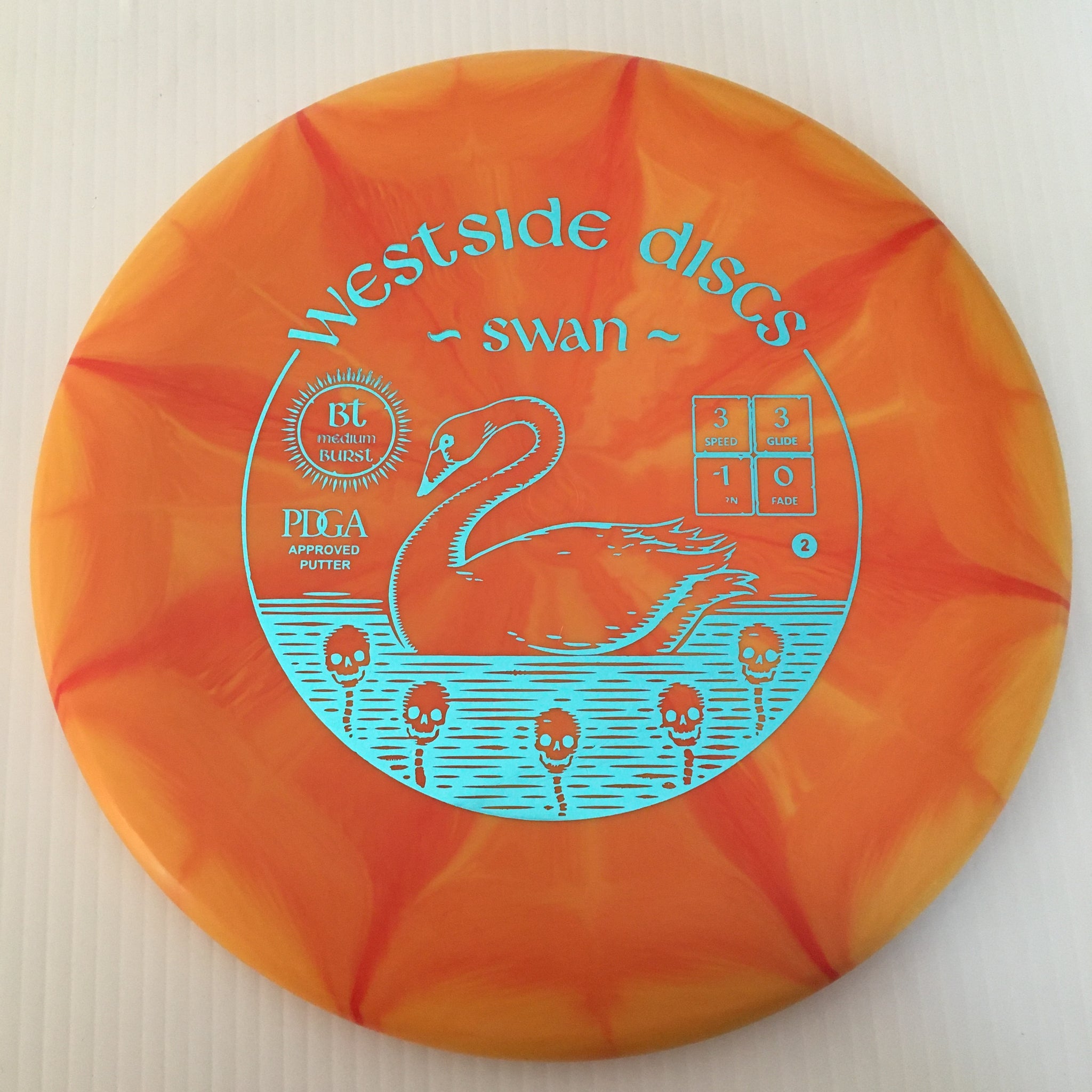 Westside Discs BT Medium Burst Swan 2 3/3/-1/0