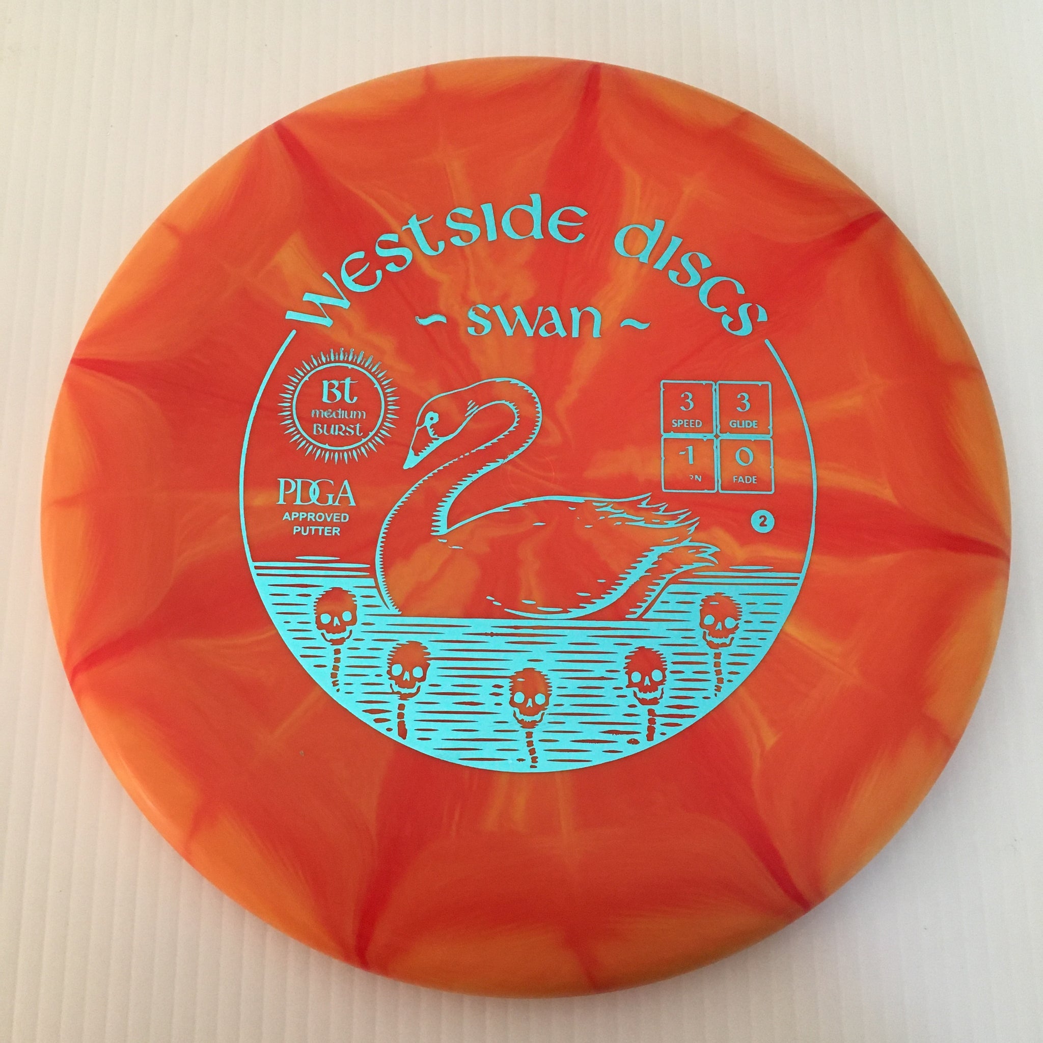 Westside Discs BT Medium Burst Swan 2 3/3/-1/0