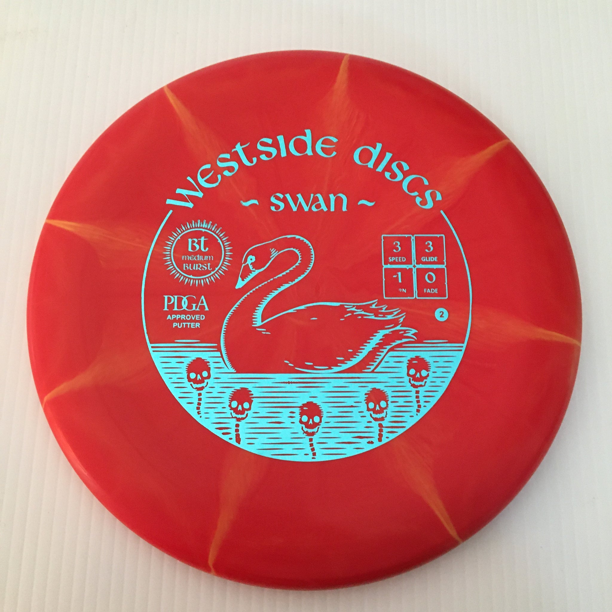 Westside Discs BT Medium Burst Swan 2 3/3/-1/0