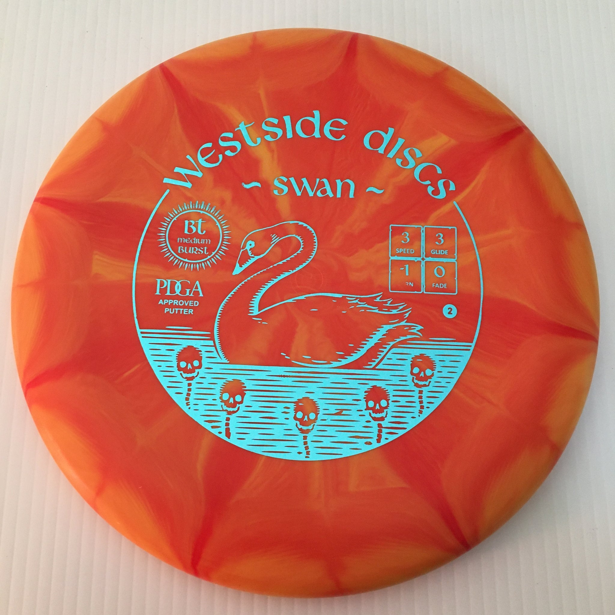 Westside Discs BT Medium Burst Swan 2 3/3/-1/0