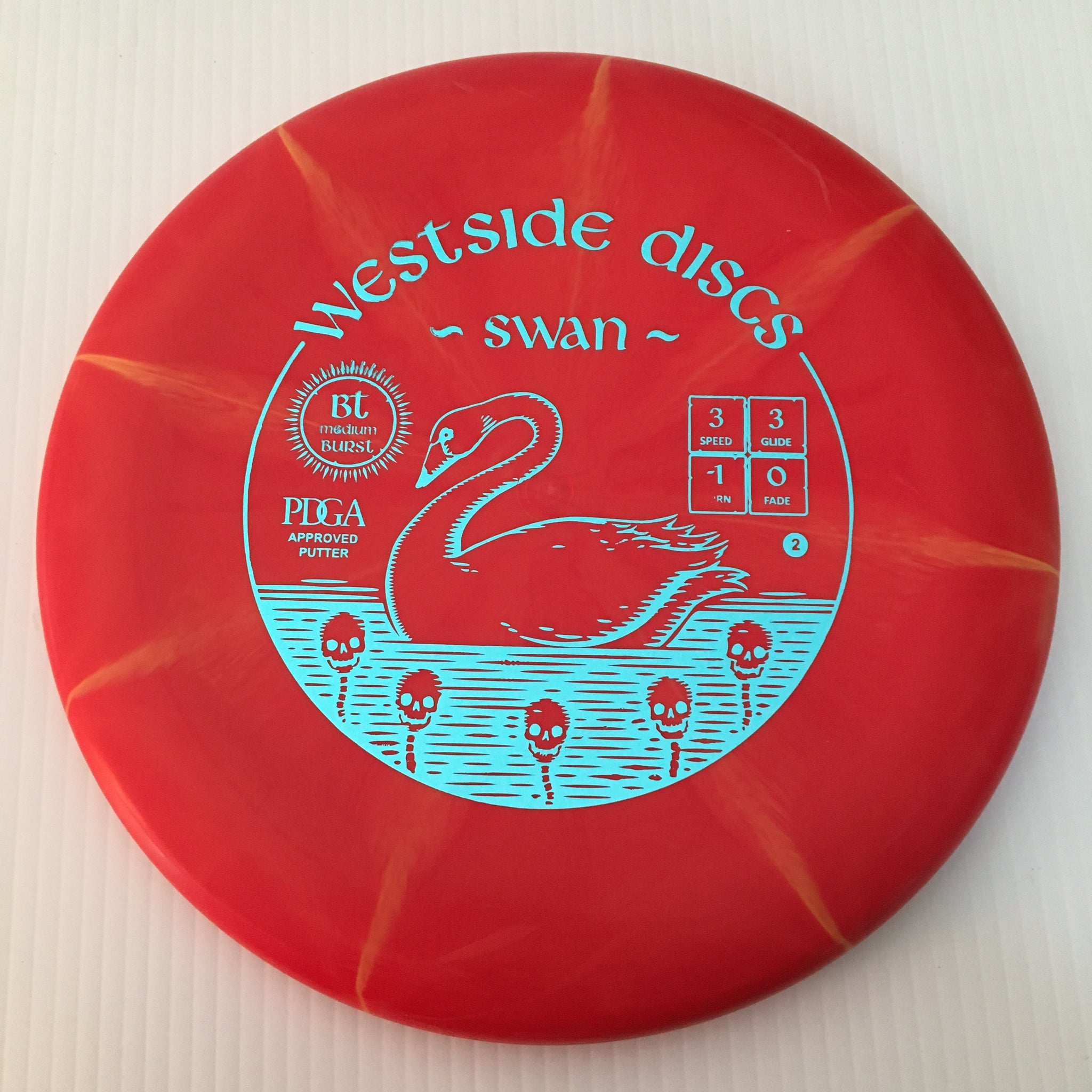 Westside Discs BT Medium Burst Swan 2 3/3/-1/0