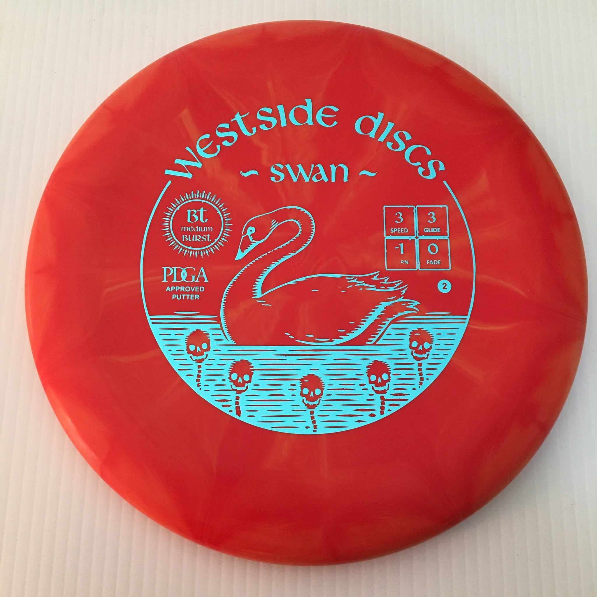 Westside Discs BT Medium Burst Swan 2 3/3/-1/0