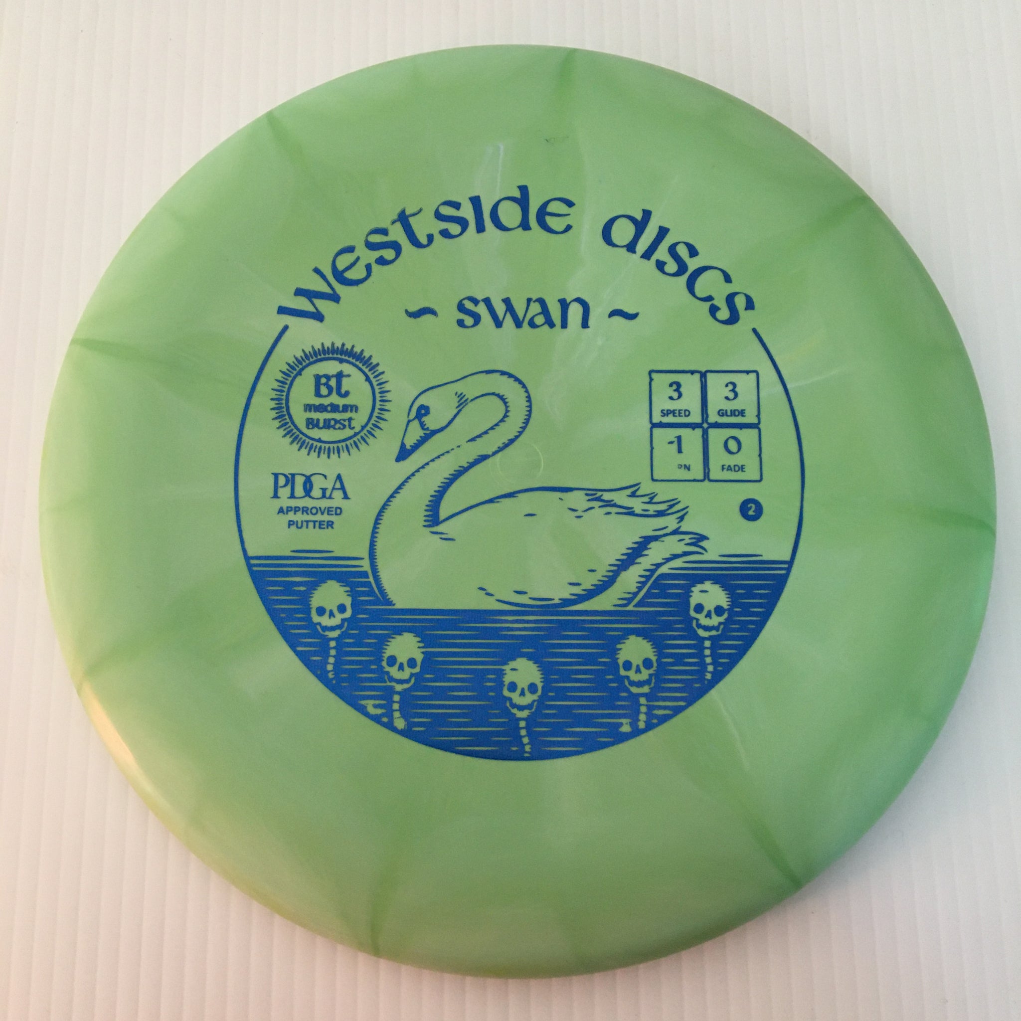 Westside Discs BT Medium Burst Swan 2 3/3/-1/0