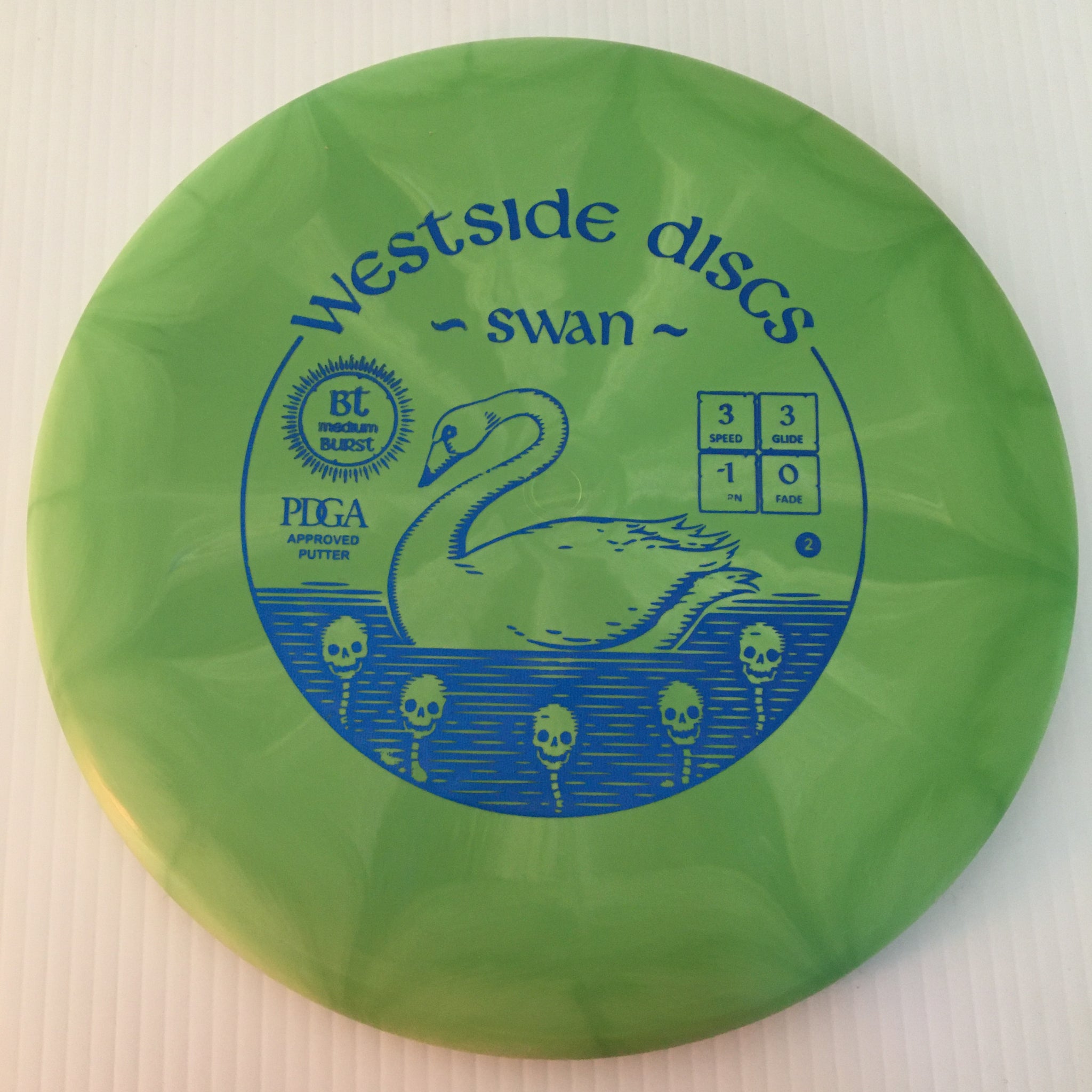 Westside Discs BT Medium Burst Swan 2 3/3/-1/0