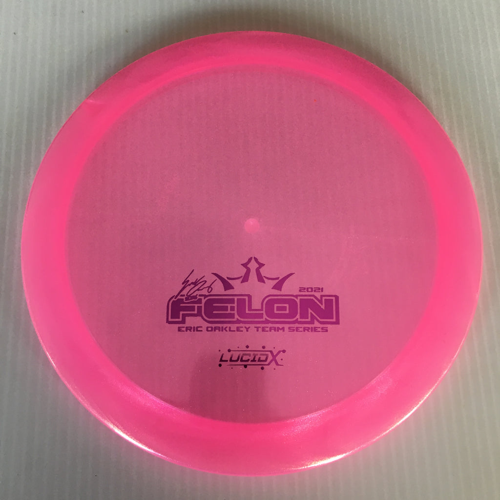 Dynamic Discs 2021 Eric Oakley Team Series V1 Lucid-X Glimmer Felon 9/3/0.5/4