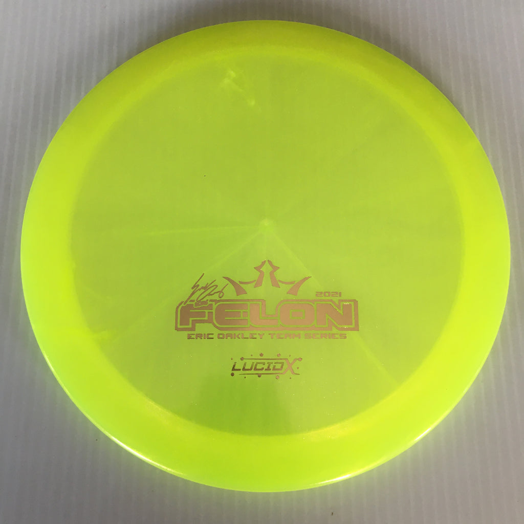 Dynamic Discs 2021 Eric Oakley Team Series V1 Lucid-X Glimmer Felon 9/3/0.5/4