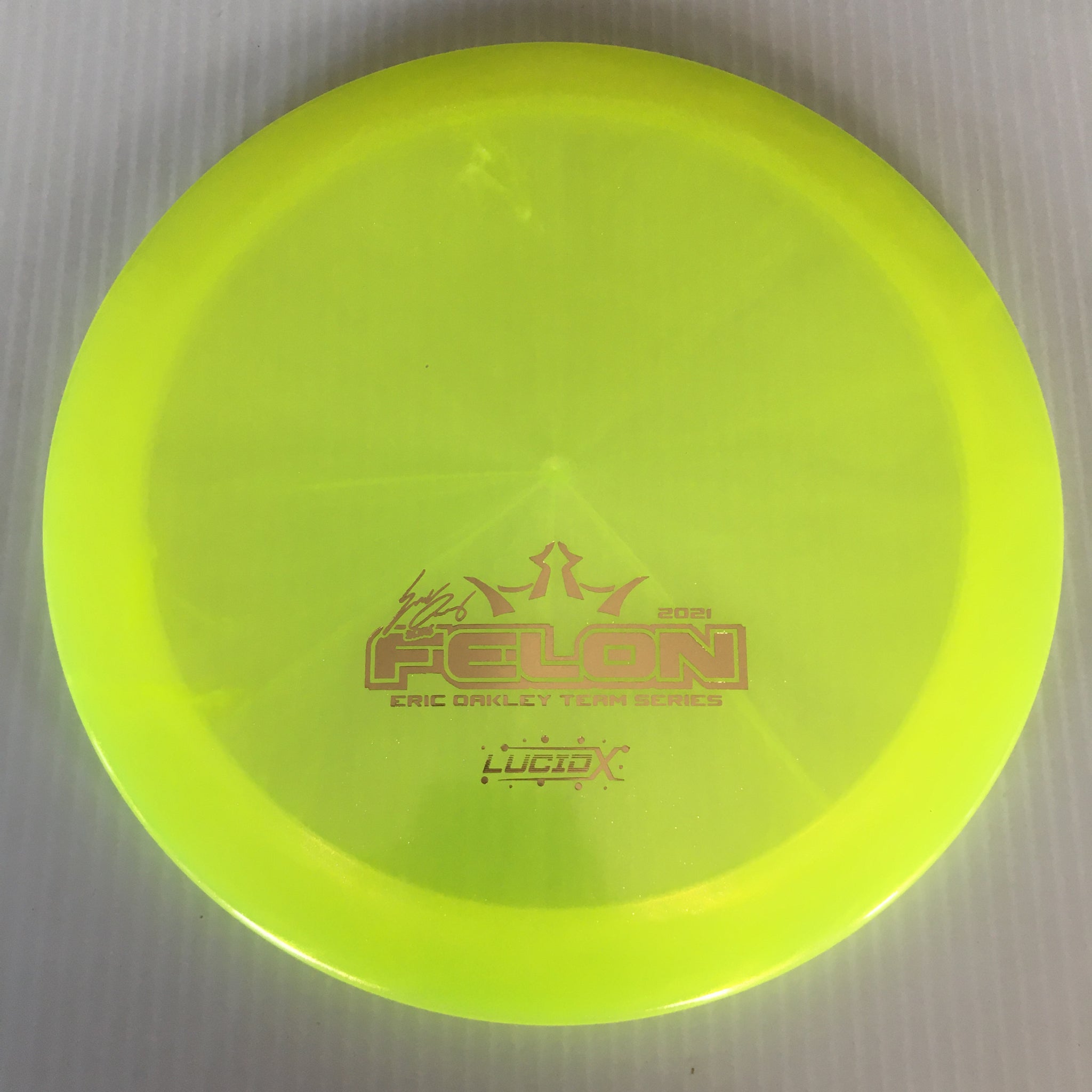 Dynamic Discs 2021 Eric Oakley Team Series V1 Lucid-X Glimmer Felon 9/3/0.5/4