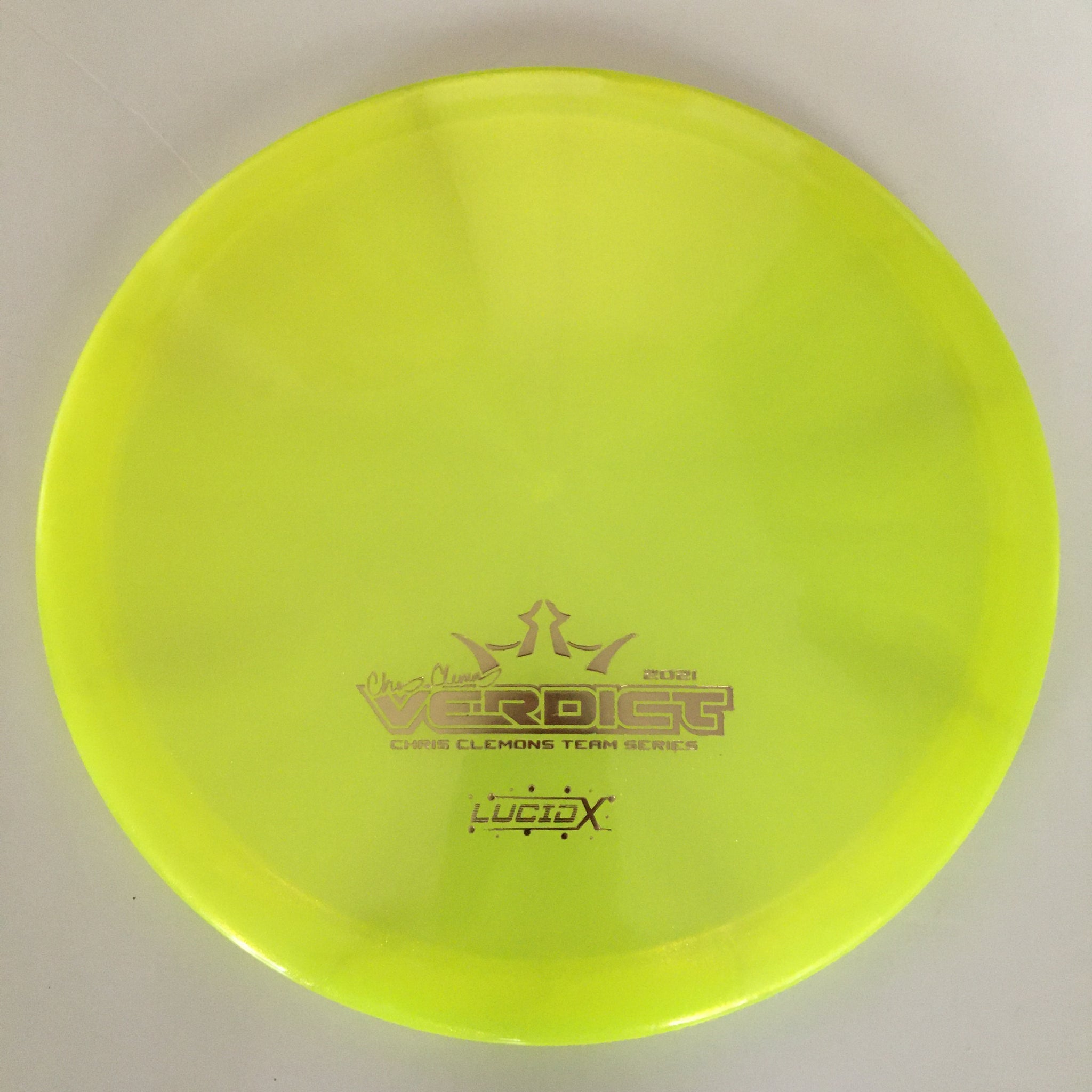 Dynamic Discs 2021 Chris Clemons Team Series V1 Lucid-X Glimmer Verdict 5/4/0/3.5