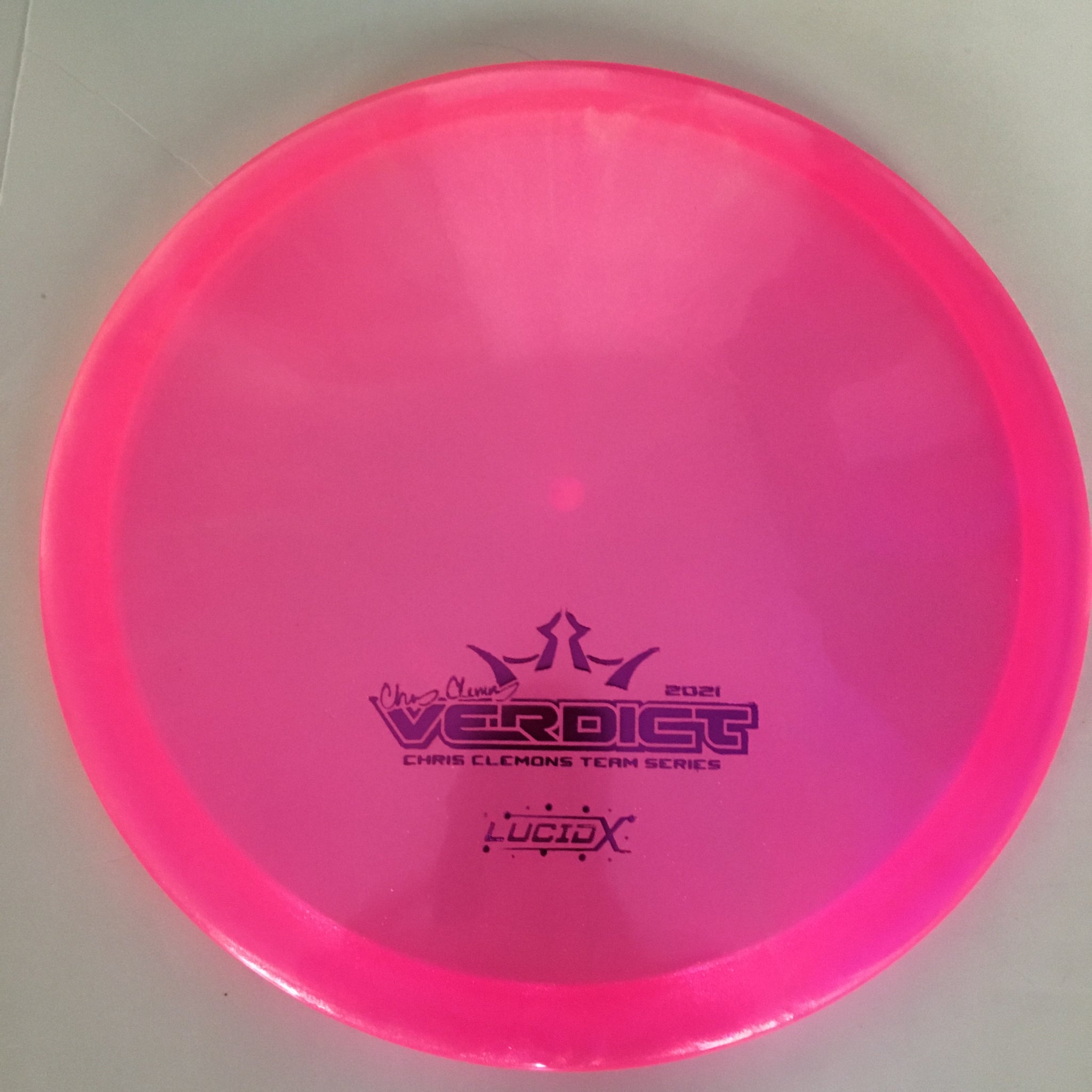 Dynamic Discs 2021 Chris Clemons Team Series V1 Lucid-X Glimmer Verdict 5/4/0/3.5