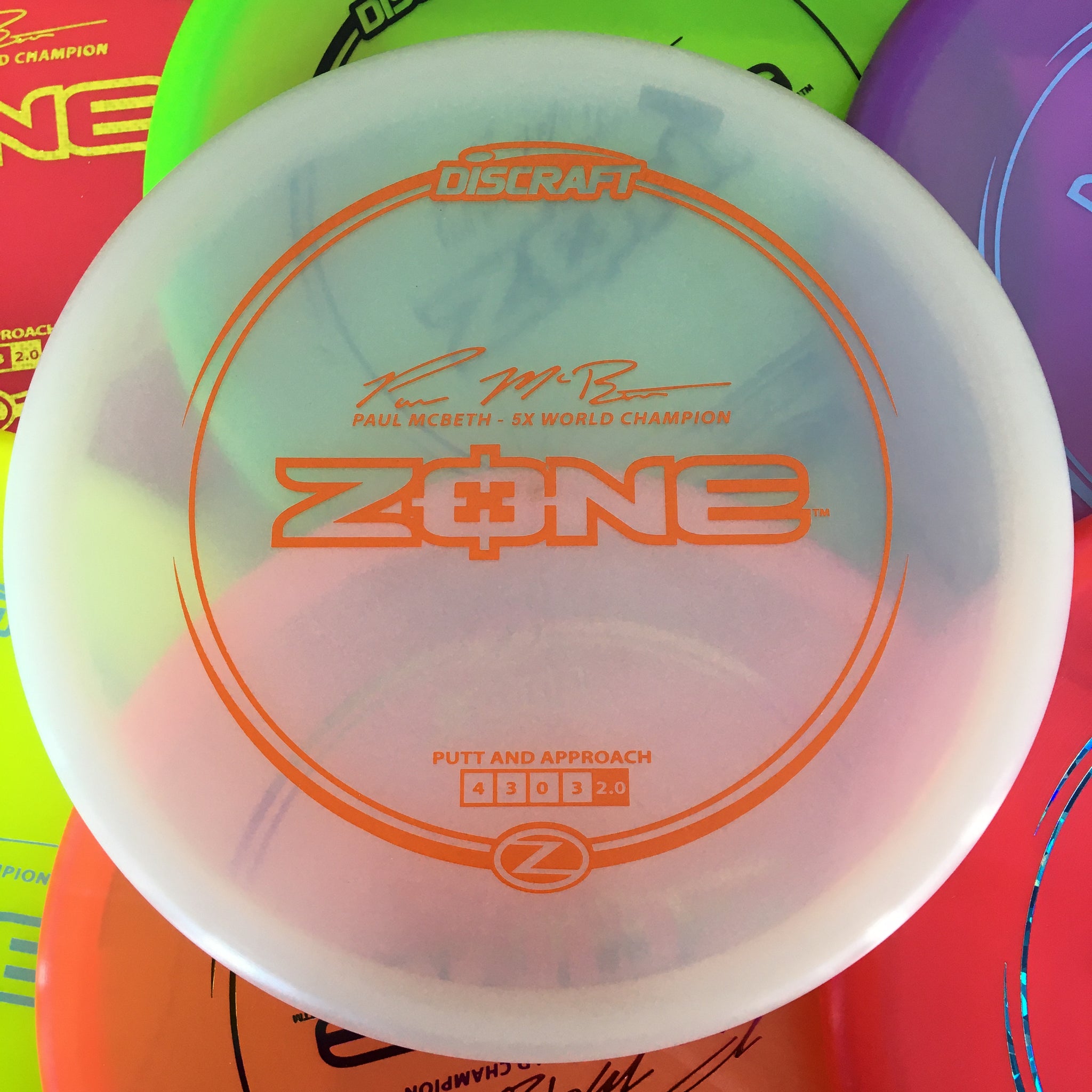 Discraft Paul McBeth 5x Z Zone 4/3/0/3 (173-174g)
