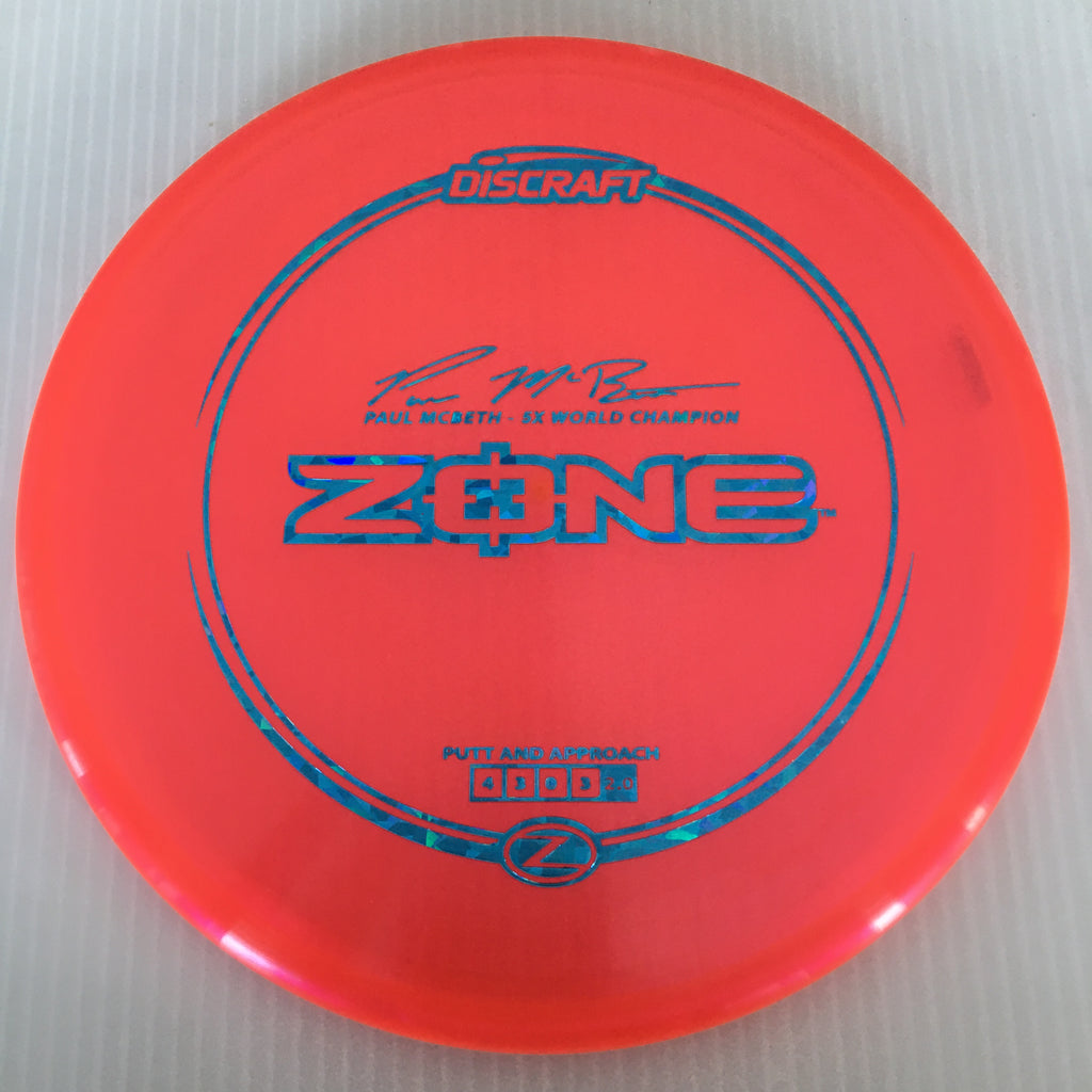 Discraft Paul McBeth 5x Z Zone 4/3/0/3 (173-174g)