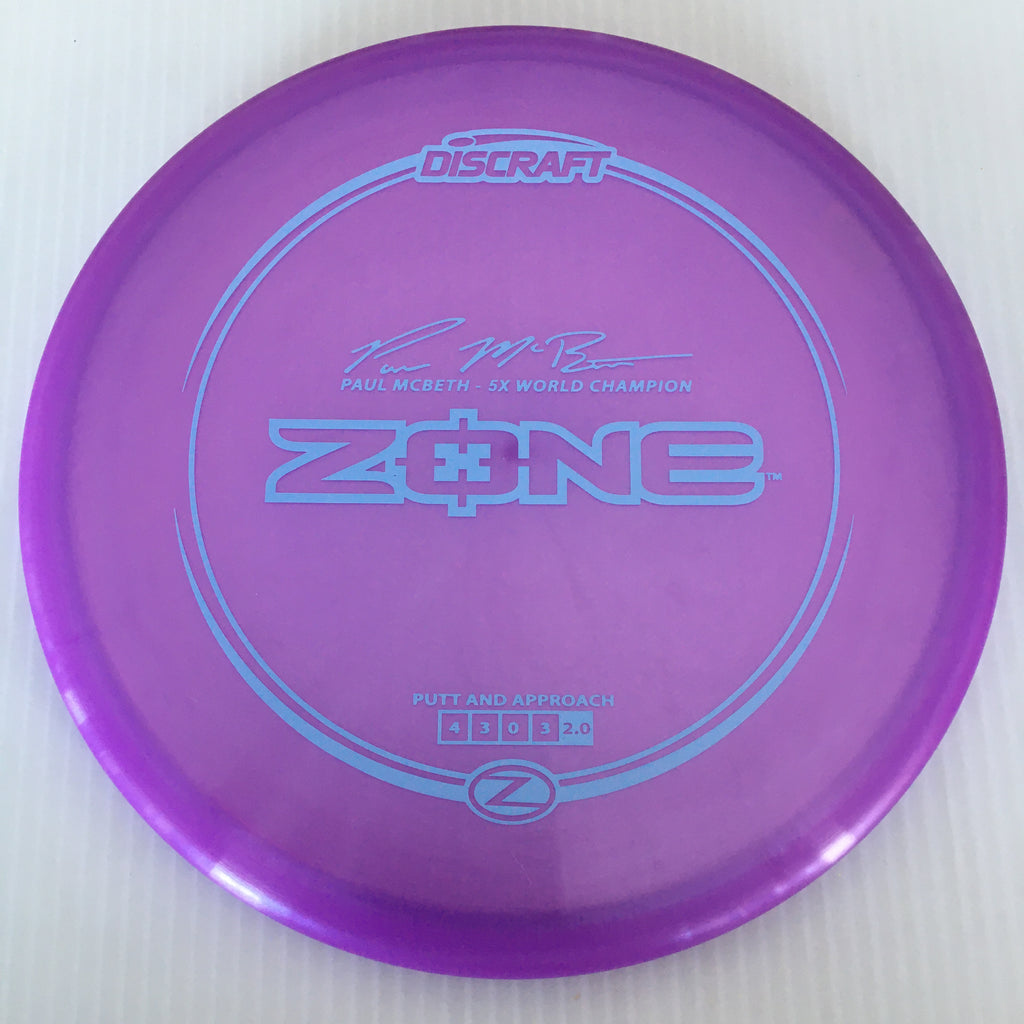 Discraft Paul McBeth 5x Z Zone 4/3/0/3 (173-174g)