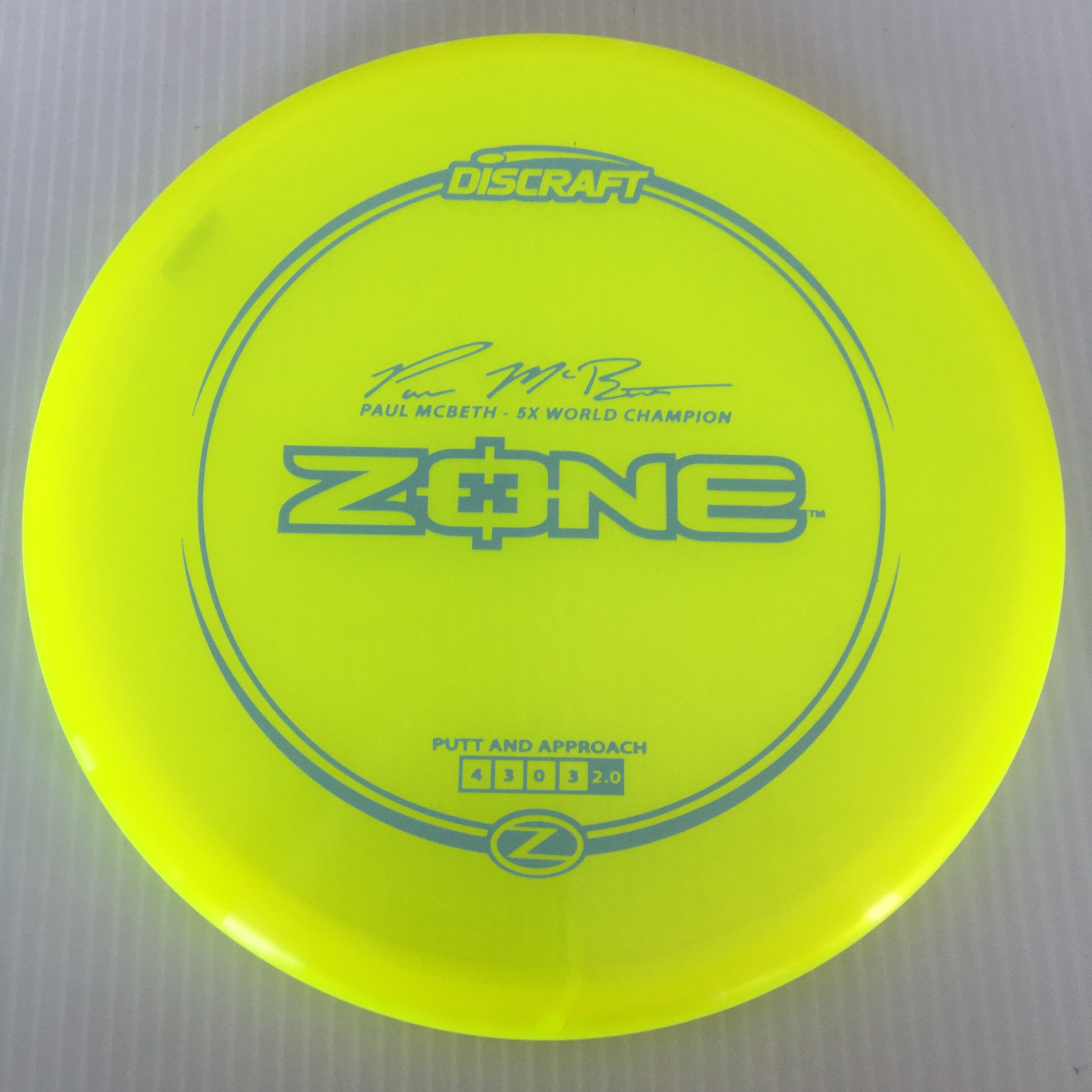 Discraft Paul McBeth 5x Z Zone 4/3/0/3 (173-174g)