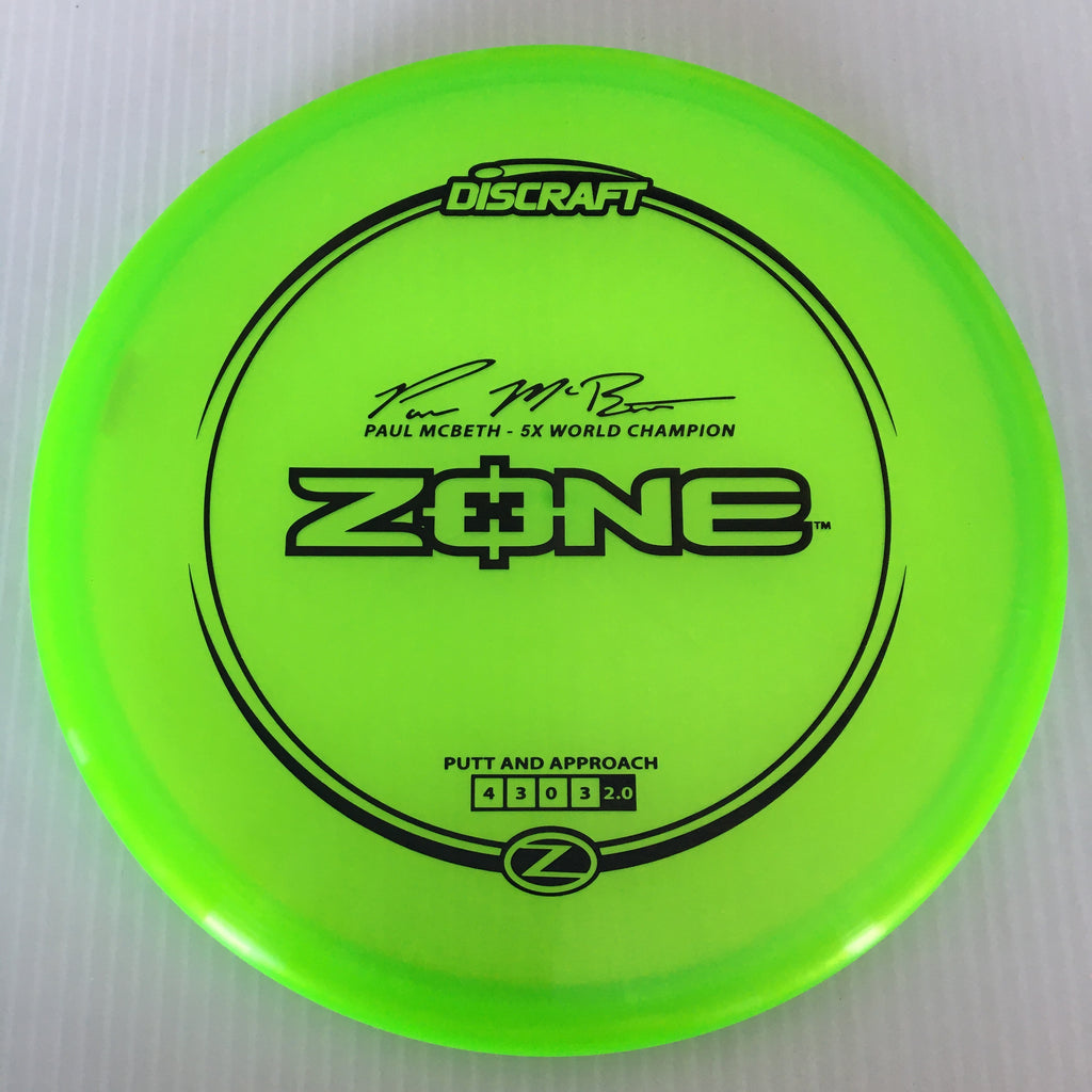 Discraft Paul McBeth 5x Z Zone 4/3/0/3 (173-174g)