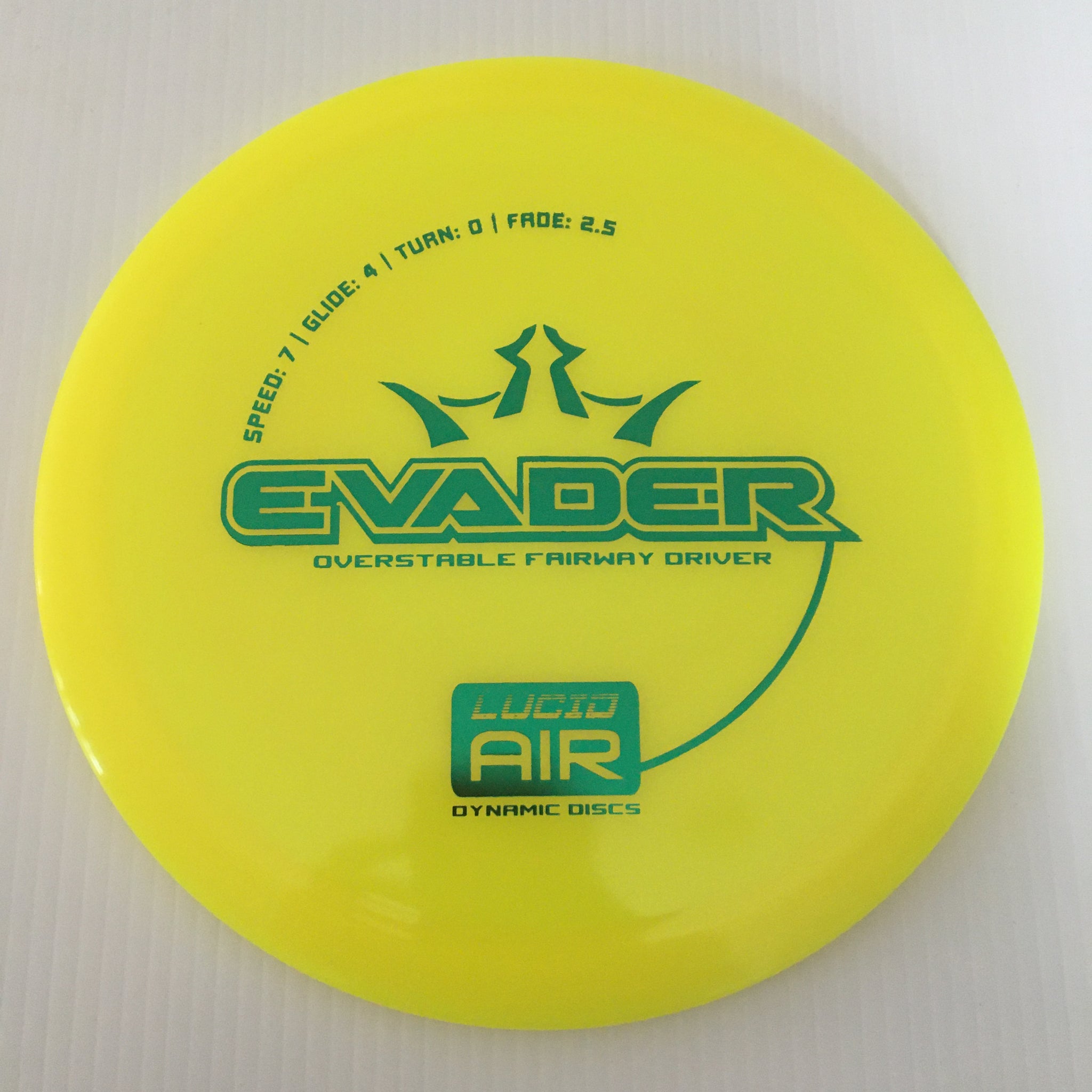 Dynamic Discs Lucid Air Evader 7/4/0/2.5