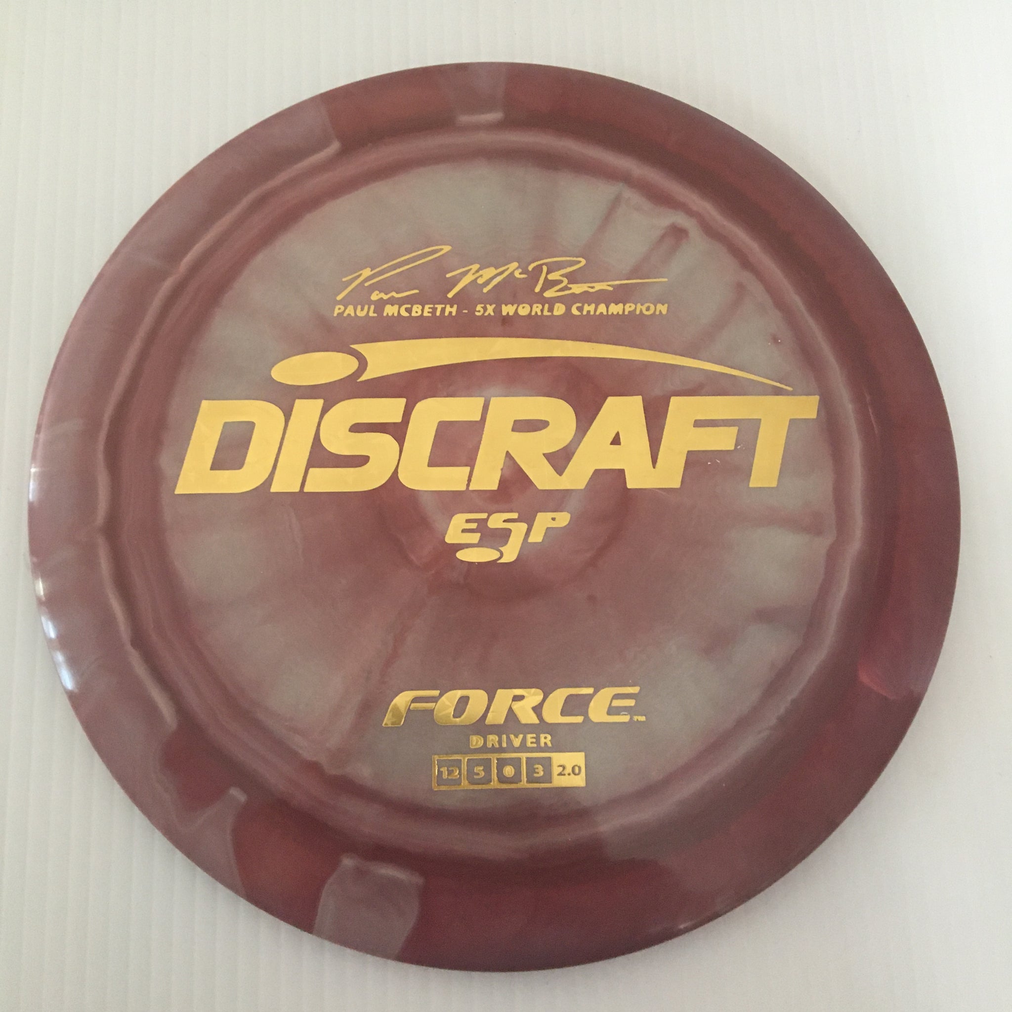 Discraft 5x Paul McBeth ESP Force 12/5/0/3 (173-174 grams)