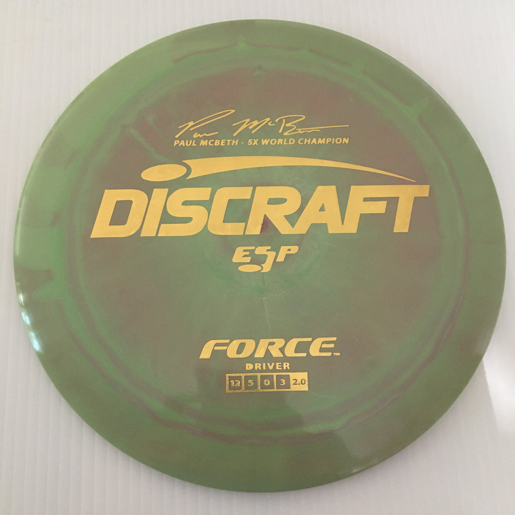 Discraft 5x Paul McBeth ESP Force 12/5/0/3 (173-174 grams)