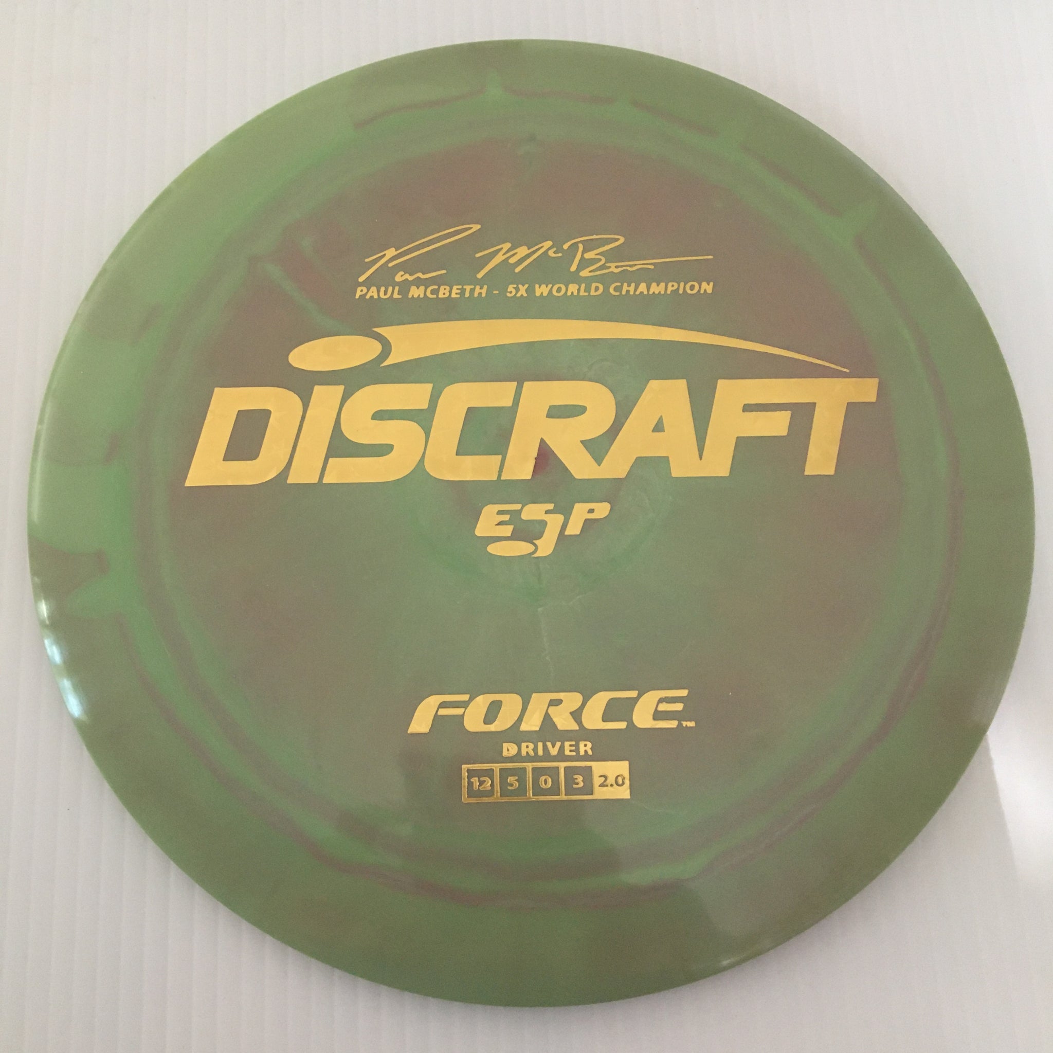 Discraft 5x Paul McBeth ESP Force 12/5/0/3 (173-174 grams)