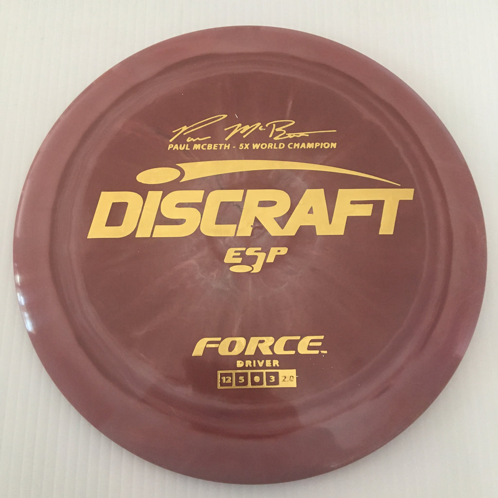 Discraft 5x Paul McBeth ESP Force 12/5/0/3 (173-174 grams)