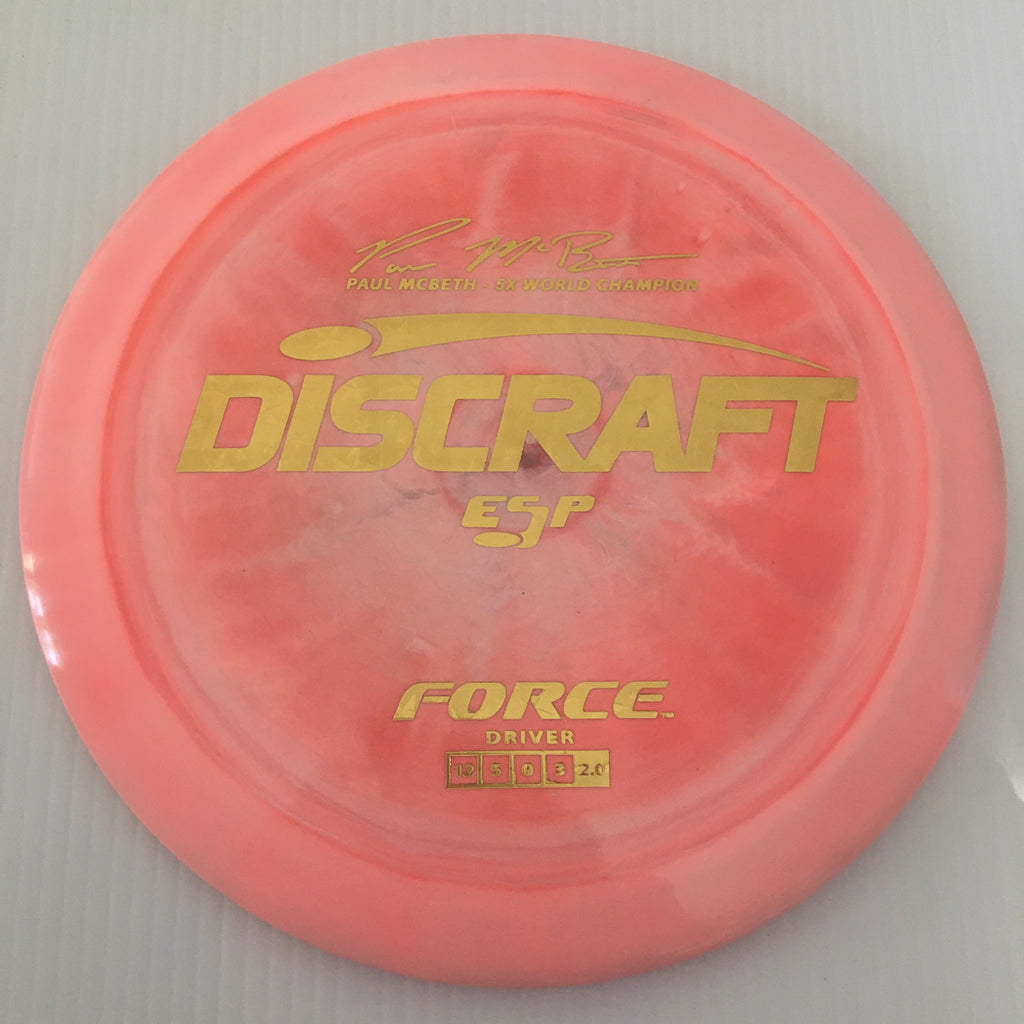 Discraft 5x Paul McBeth ESP Force 12/5/0/3 (173-174 grams)